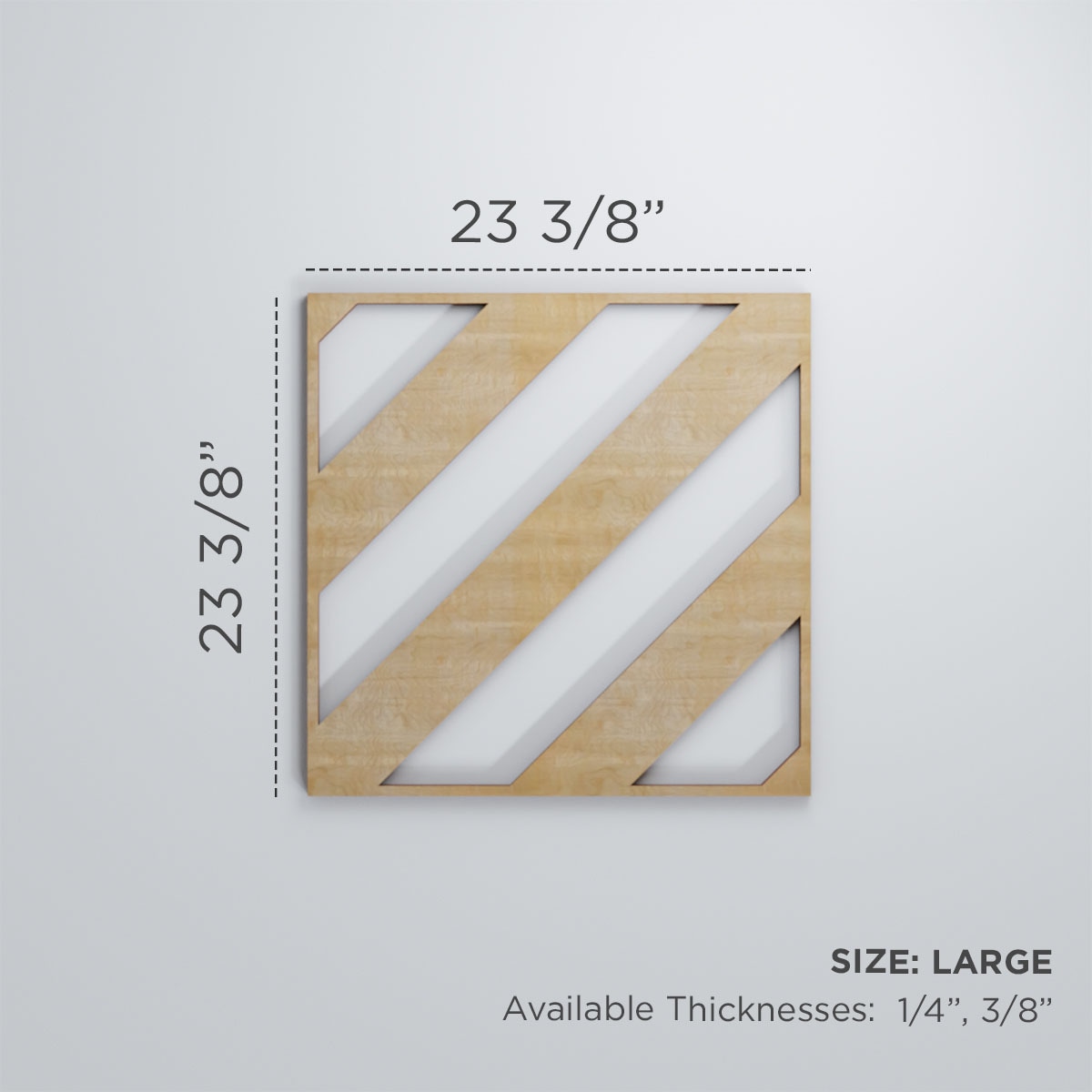 Ekena Millwork WALW24X24X0250STRRO Wall-Panels - View #3