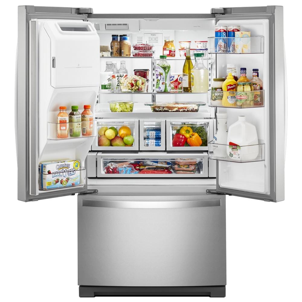 Whirlpool 26.8-cu ft French Door Refrigerator with Dual Ice Maker ...