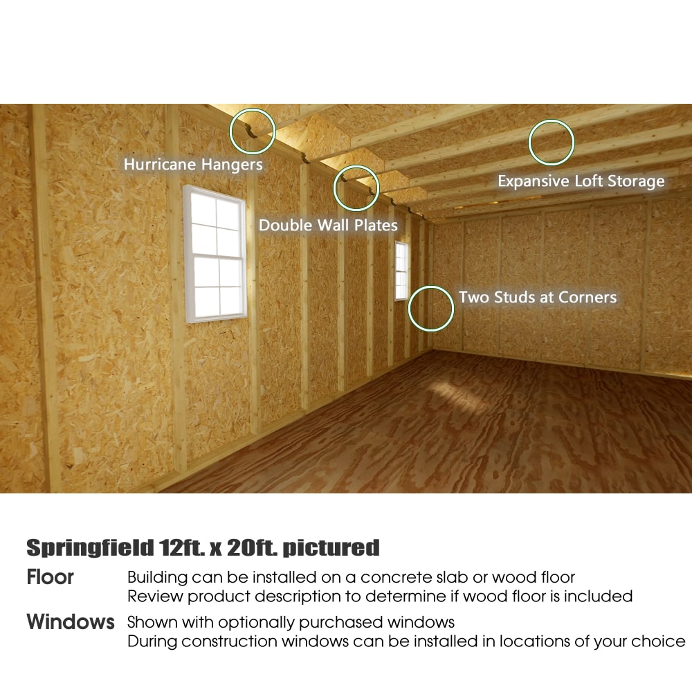 Best Barns SFIELD1224DF Wood-Storage-Buildings - View #8