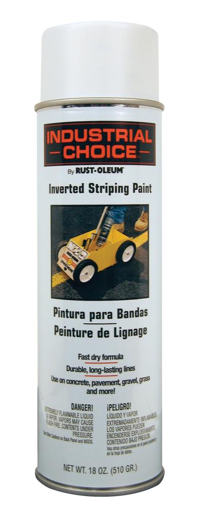 Rust Oleum Industrial Choice Striping Matte White General Purpose NET   00787154 