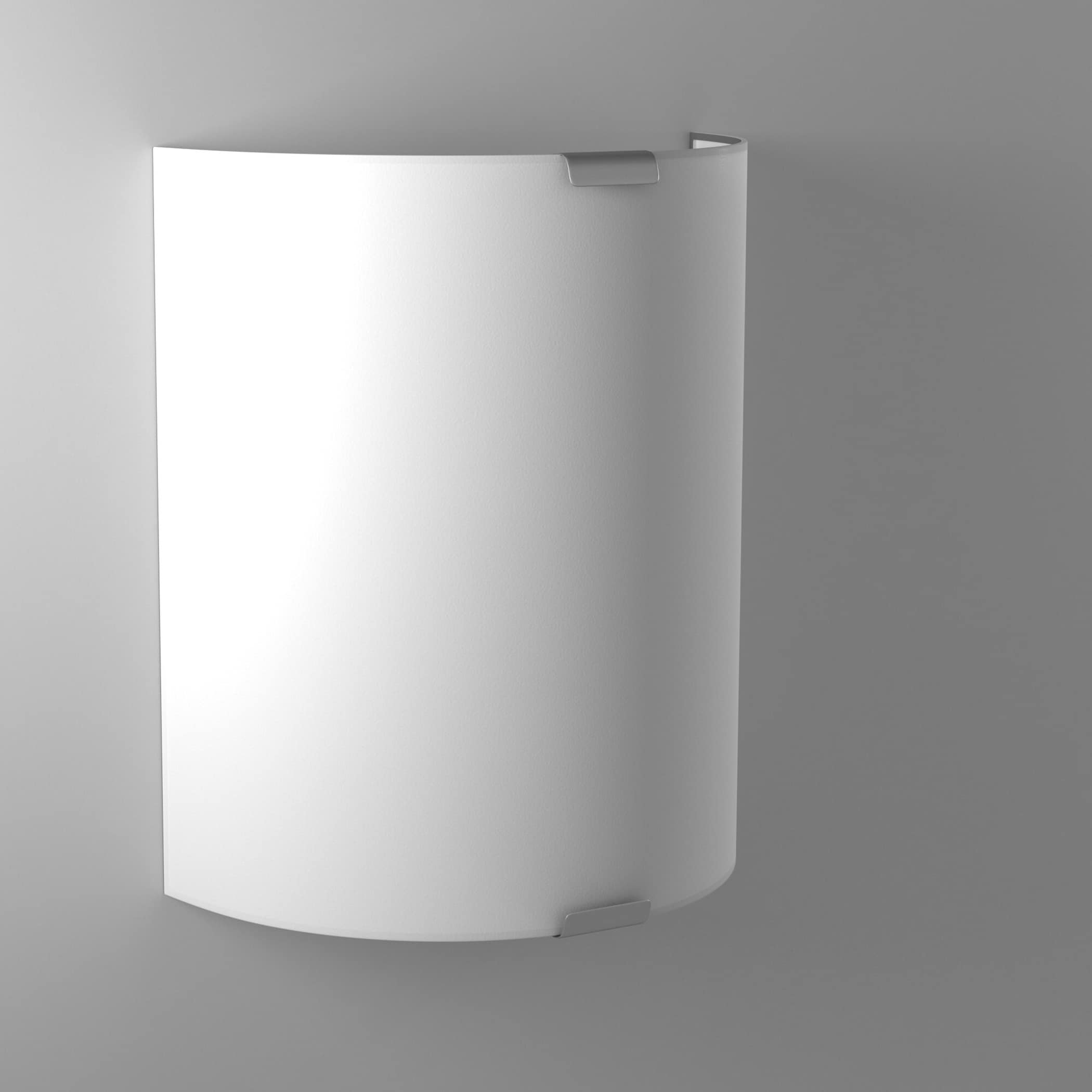 Grafik 8.25" Chrome Satin Glass Dimmable Wall Sconce