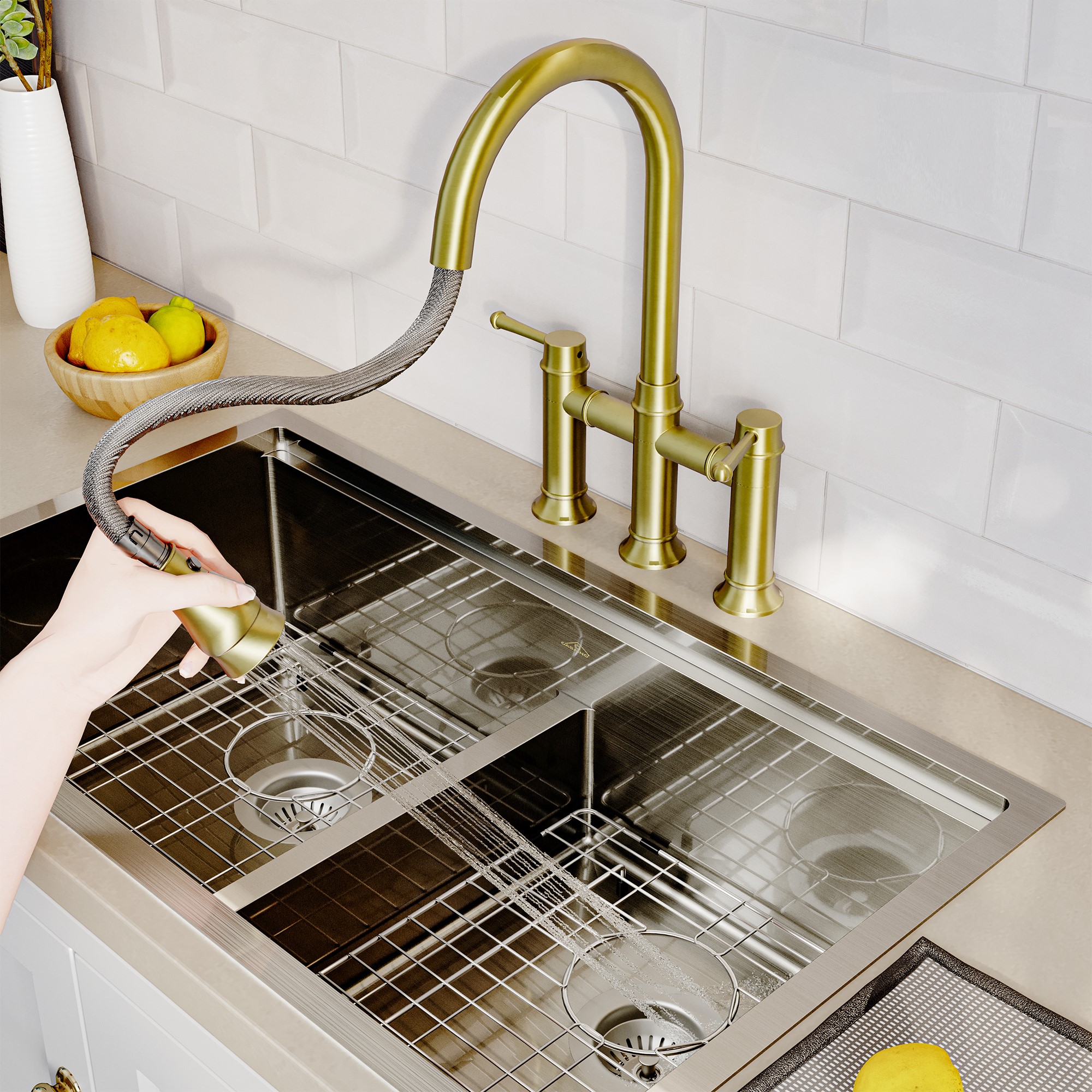 Mondawe MD-D95-BN Kitchen-Faucets - View #3