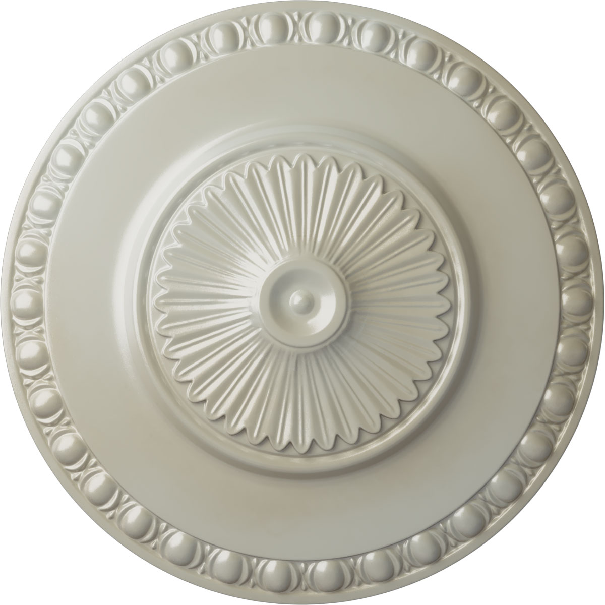 Ekena Millwork CM23LYFBS Lyon 23.5-in W x 23.5-in L Painted Flash Blue Polyurethane Whole Ceiling Medallion