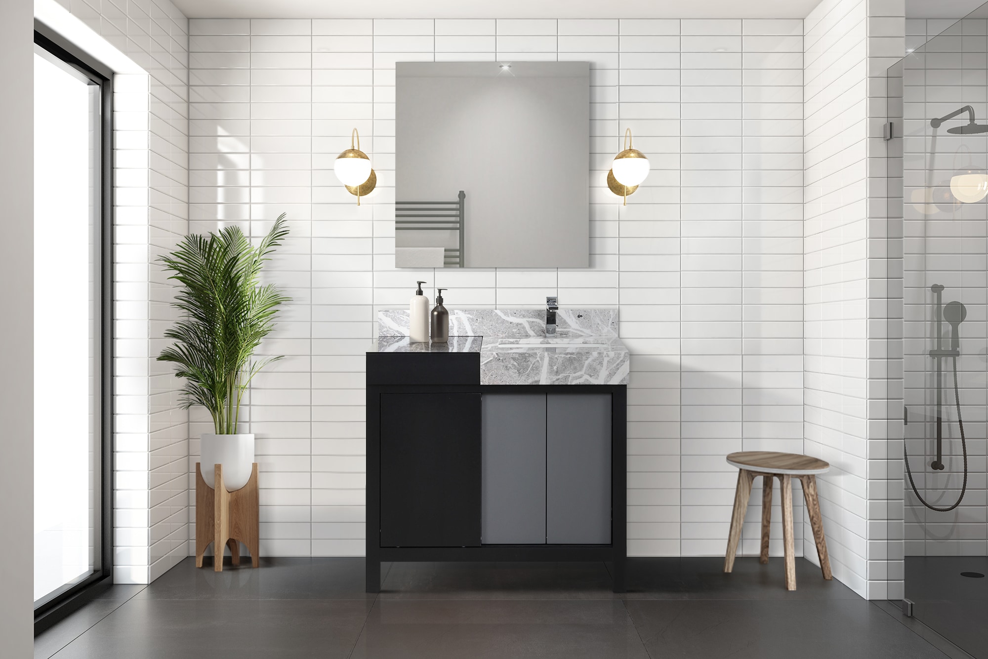 Lexora LZ342236SLISM30 Bath-Vanity-Combo - View #3