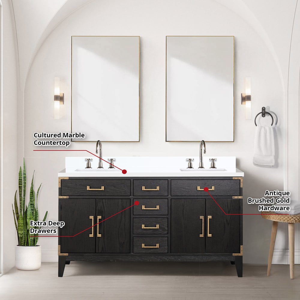 Lexora LVW60DJ310 Bath-Vanity-Combo - View #7