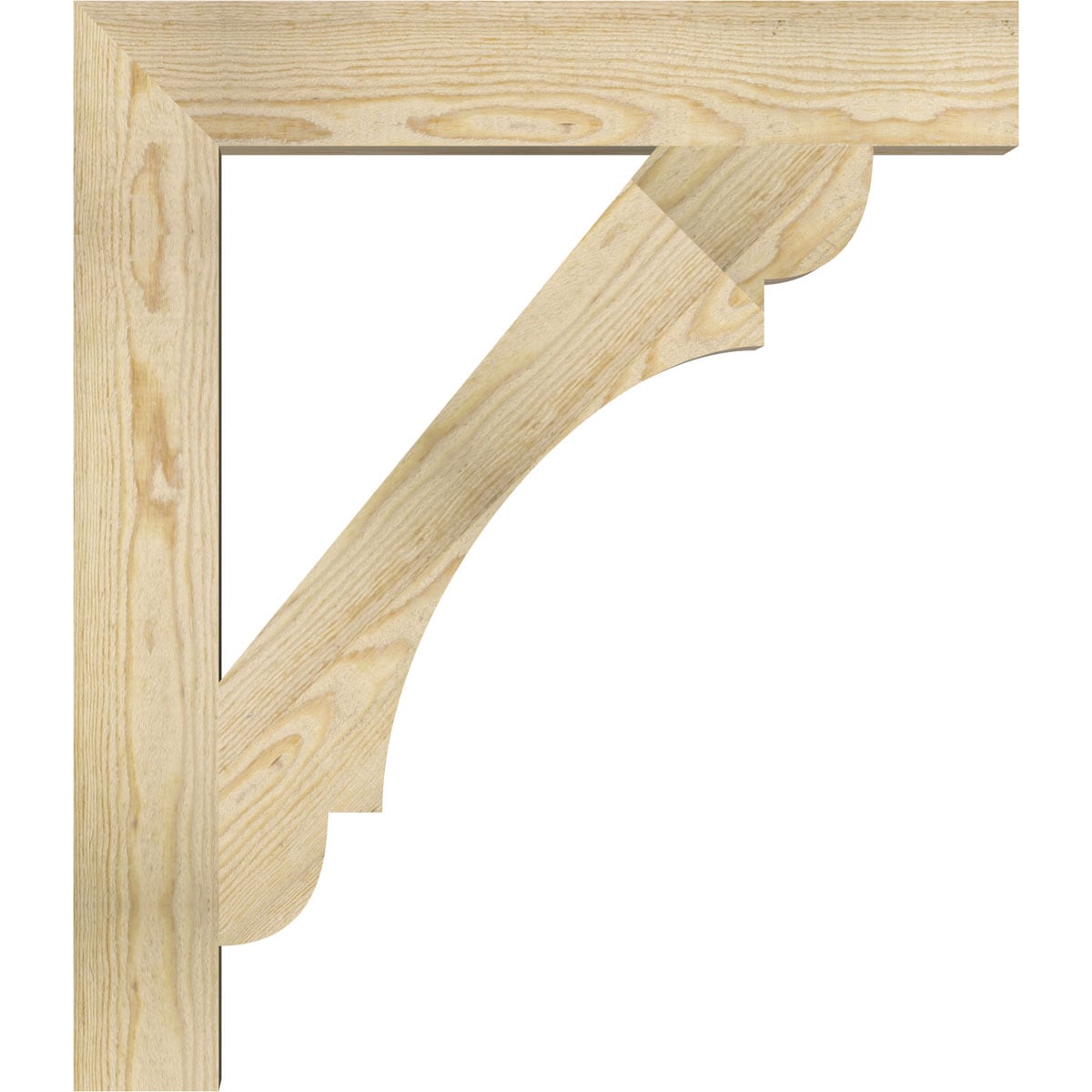 Ekena Millwork BKT04X26X30OLY05RDF Exterior-Brackets-Braces - View #3