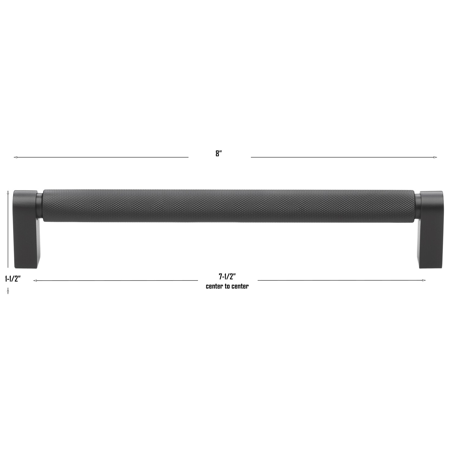 GlideRite Hardware 4788-192-MB-25 Cabinet-Pulls - View #4