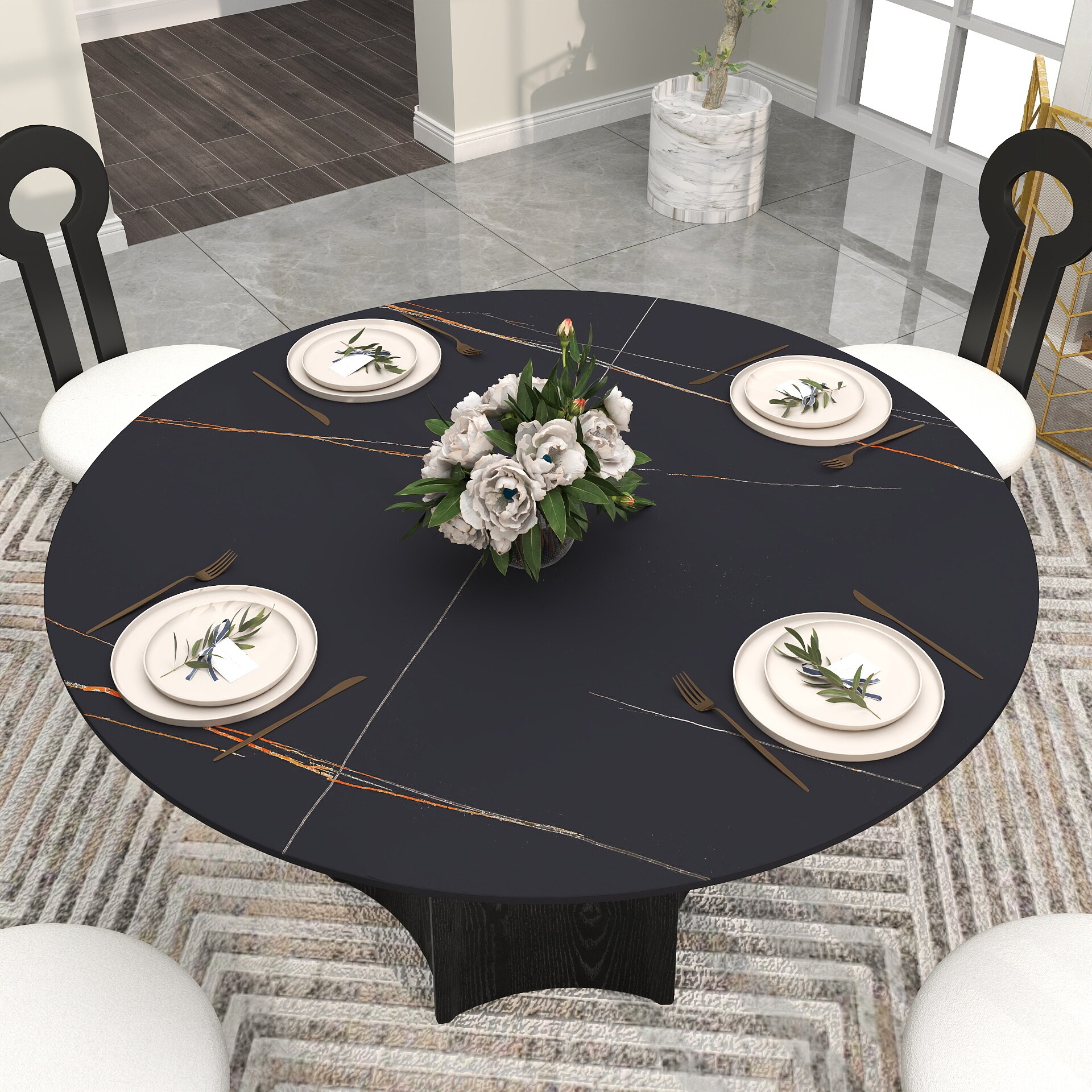 BuotiqHom DH-AT-135B-7B Dining-Tables - View #7