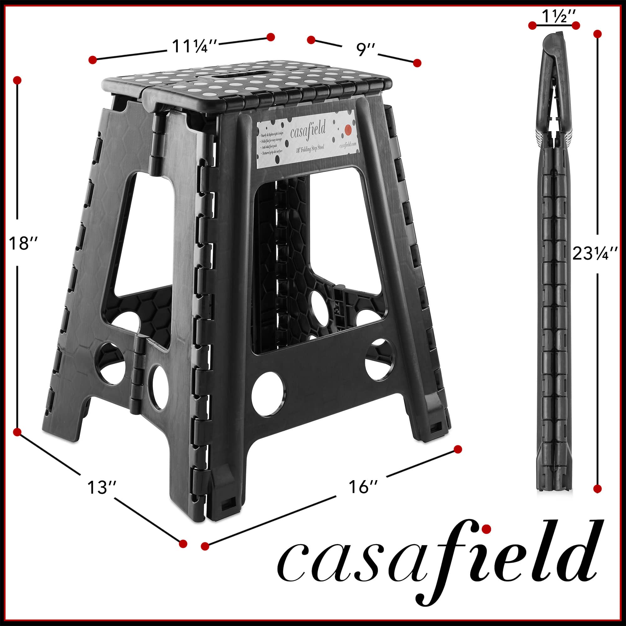 Casafield HOM-LAD-18NED-BLK step - View #3
