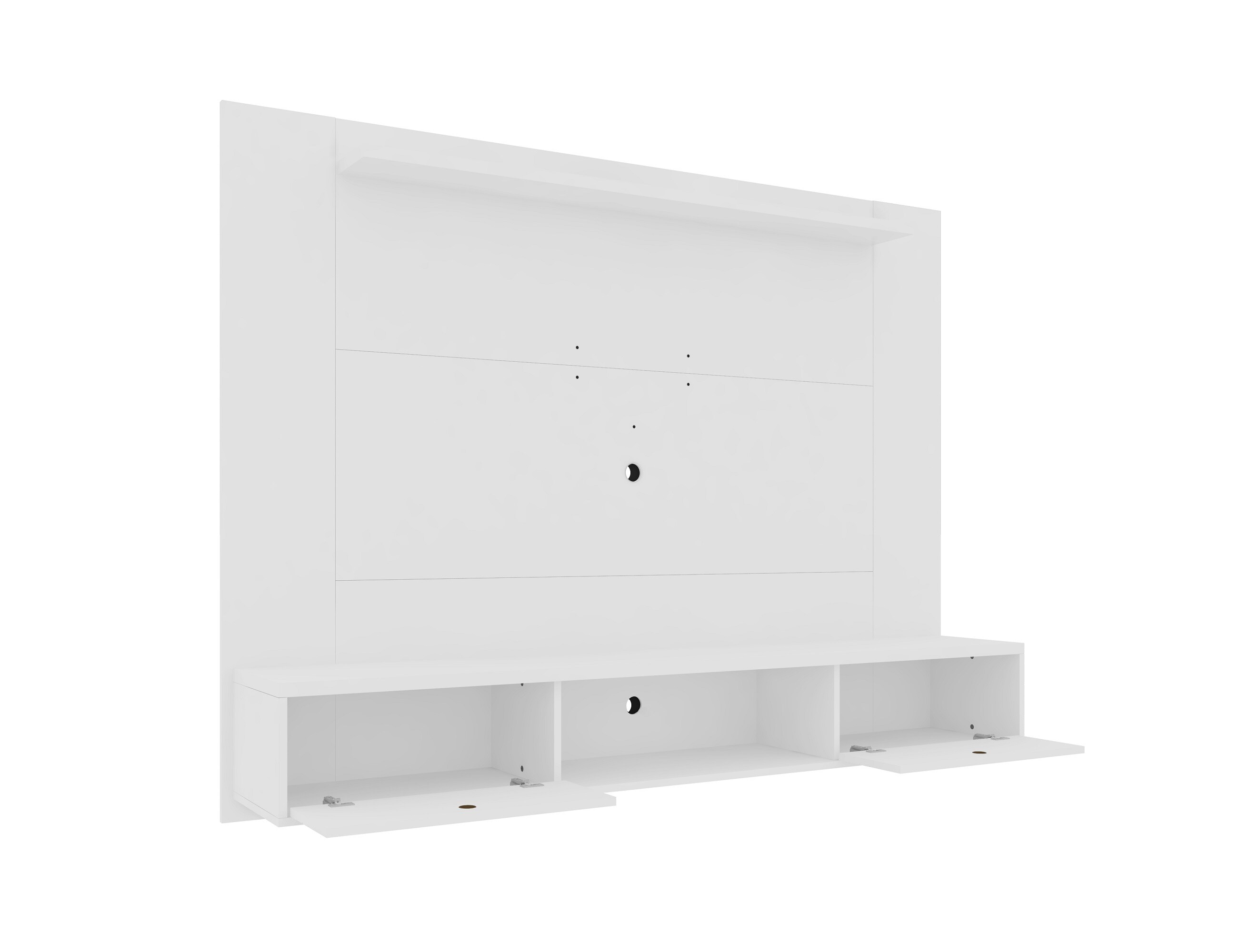 Manhattan Comfort Liberty Modern/Contemporary White Wall-mounted 