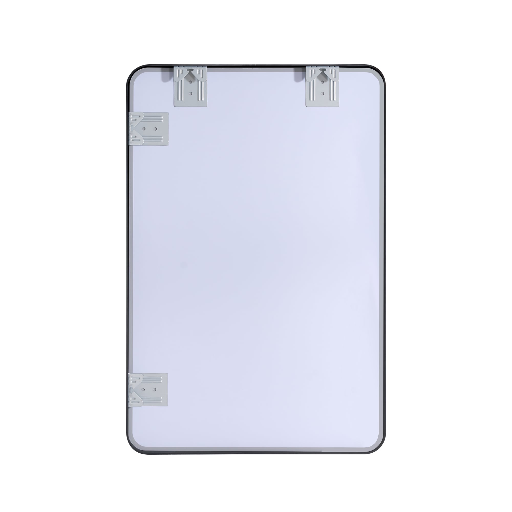 WELLFOR BELLA 24-in x 32-in Framed Rectangle Bathroom Vanity Mirror ...