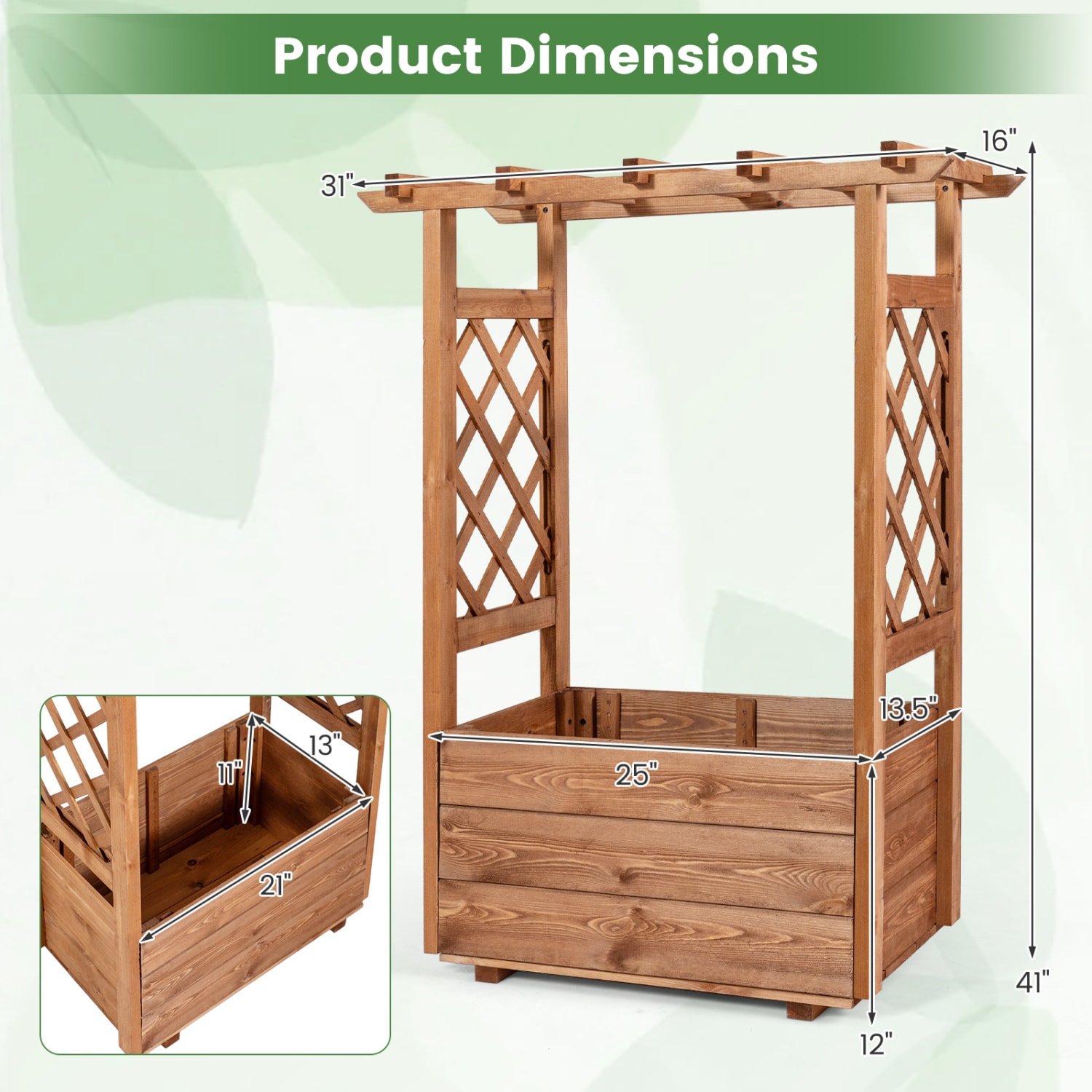 Slickblue D-CO-2-RO0244TG Raised-Garden-Beds - View #3