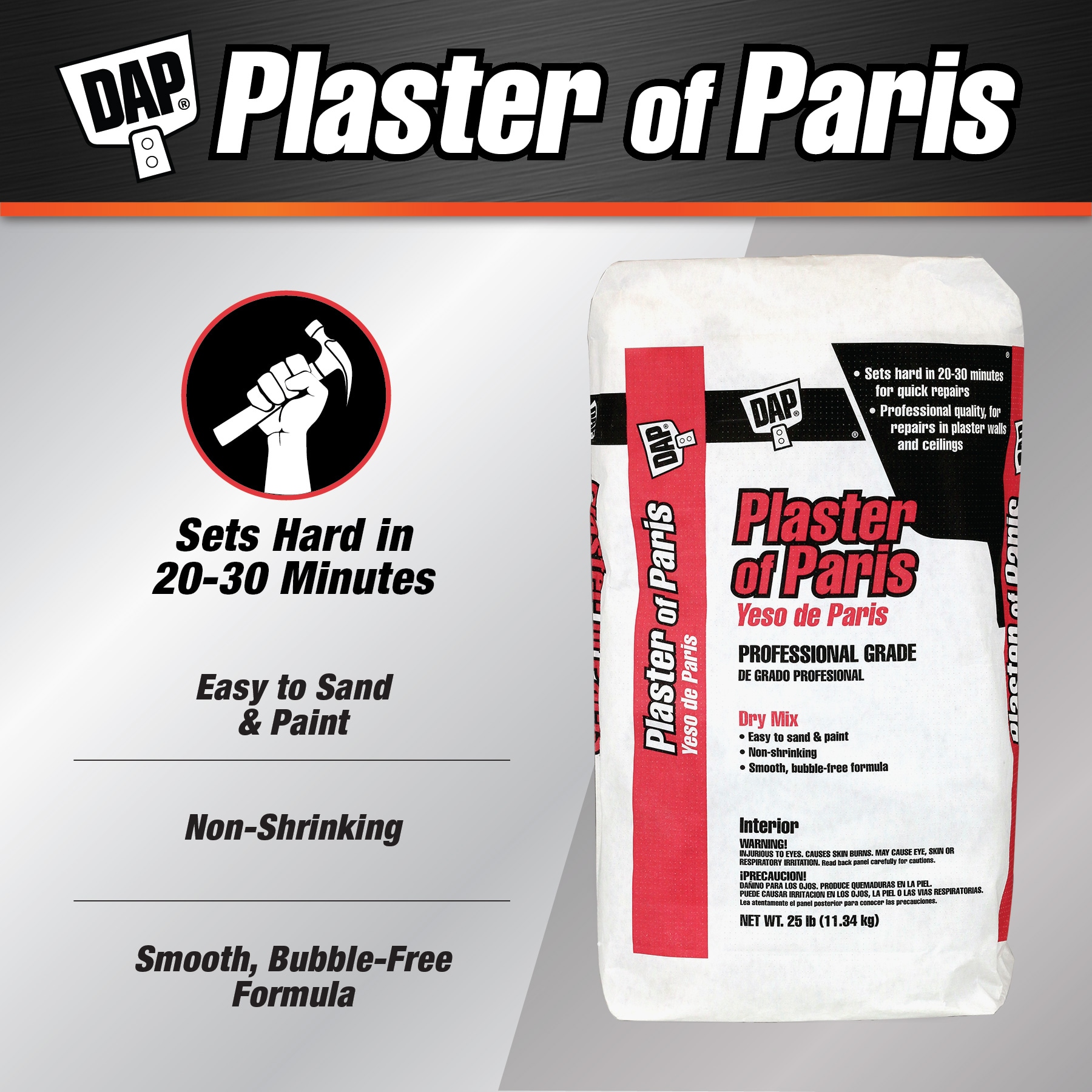 Plaster of Paris 1kg Powder Bag – First Class Office