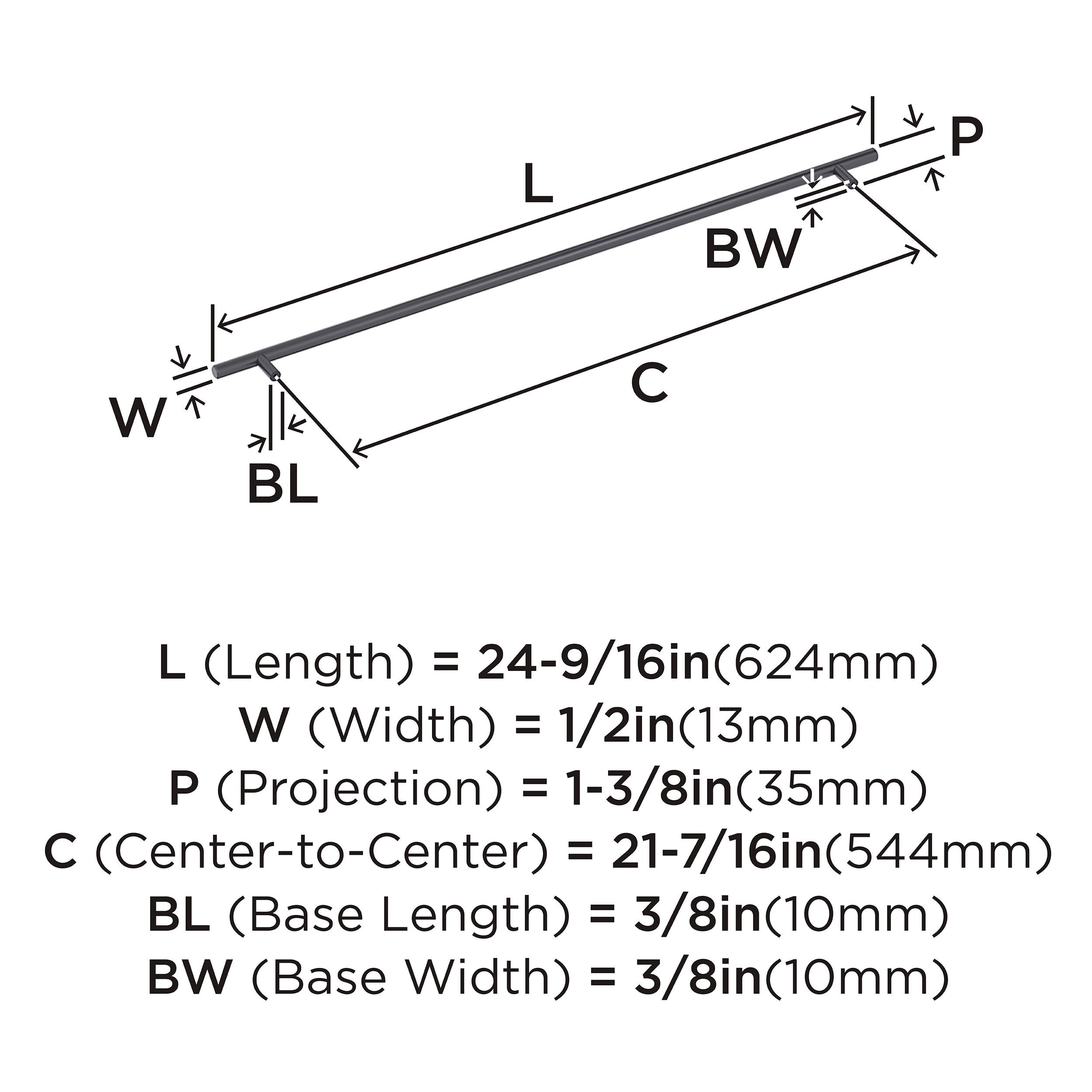 Amerock BP19017MB Cabinet-Pulls - View #5