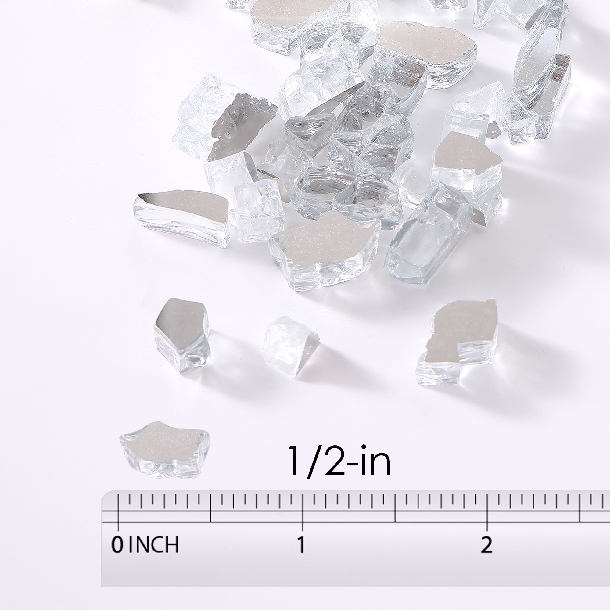 Empava 10 lbs Crystal Ice Reflective Tempered Fire Glass