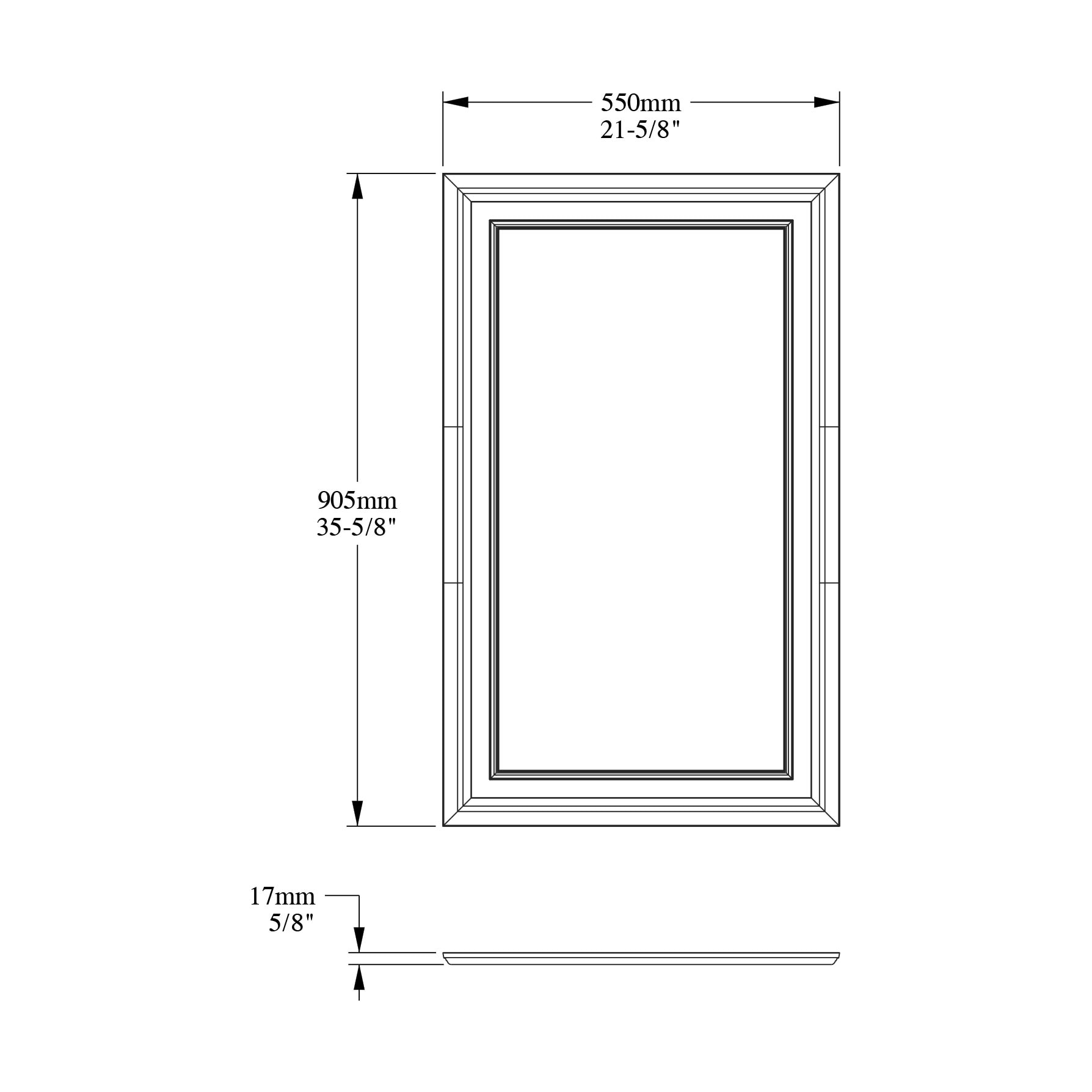 Primed White High-Density Polyurethane Textured Wall Panel