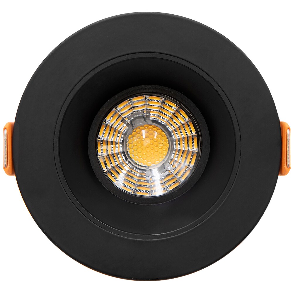 Black Aluminum 2-Inch Ultra-Thin Recessed LED Downlight