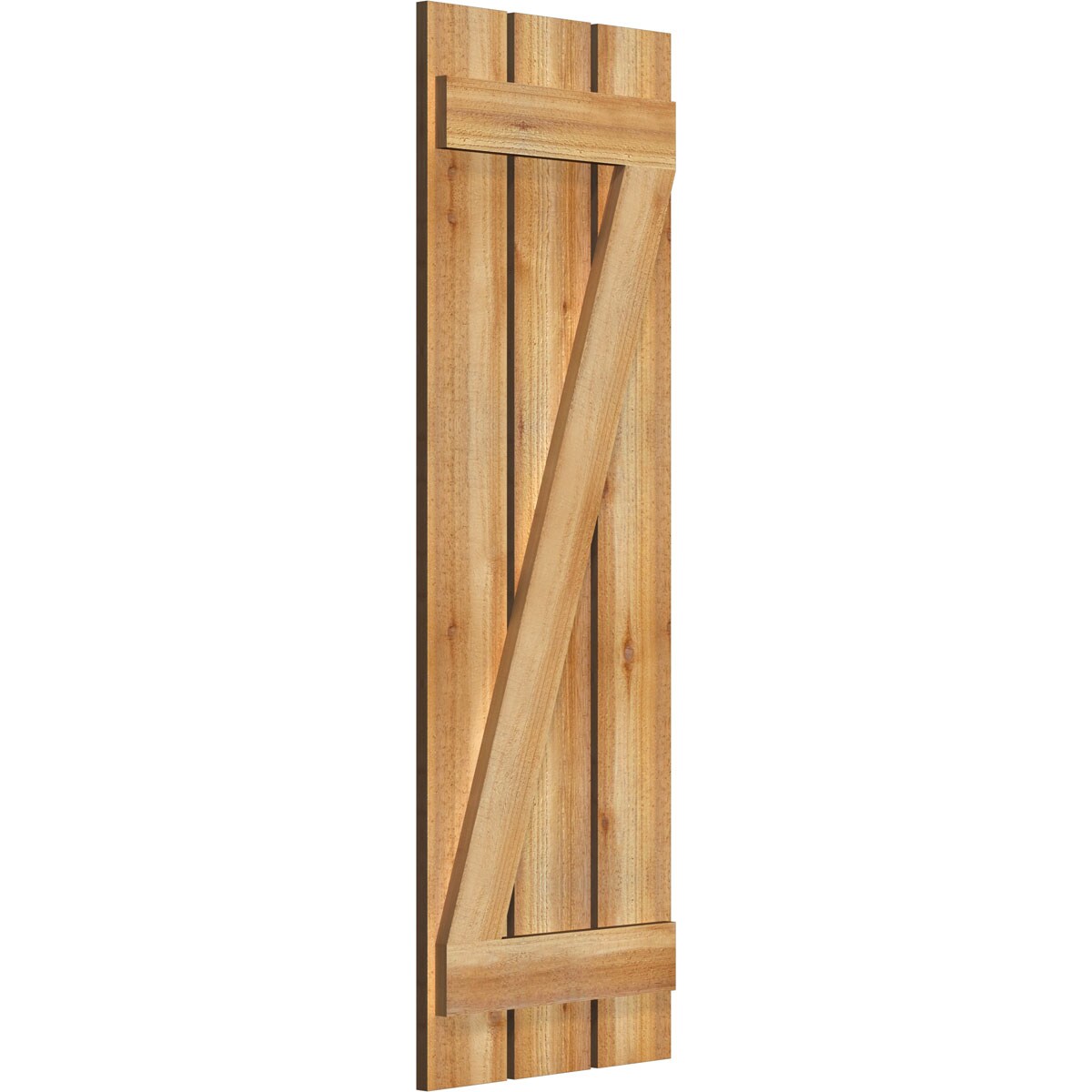 Ekena Millwork RBS06Z17X051RWR Exterior-Shutters - View #2