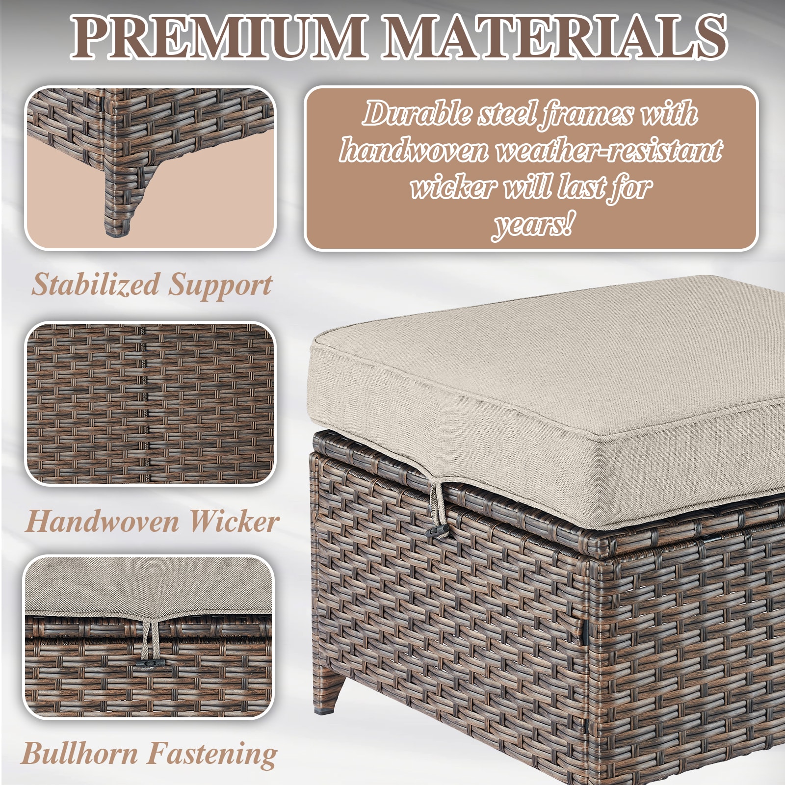 0 PALRBR40-2S Stools-Ottomans - View #5