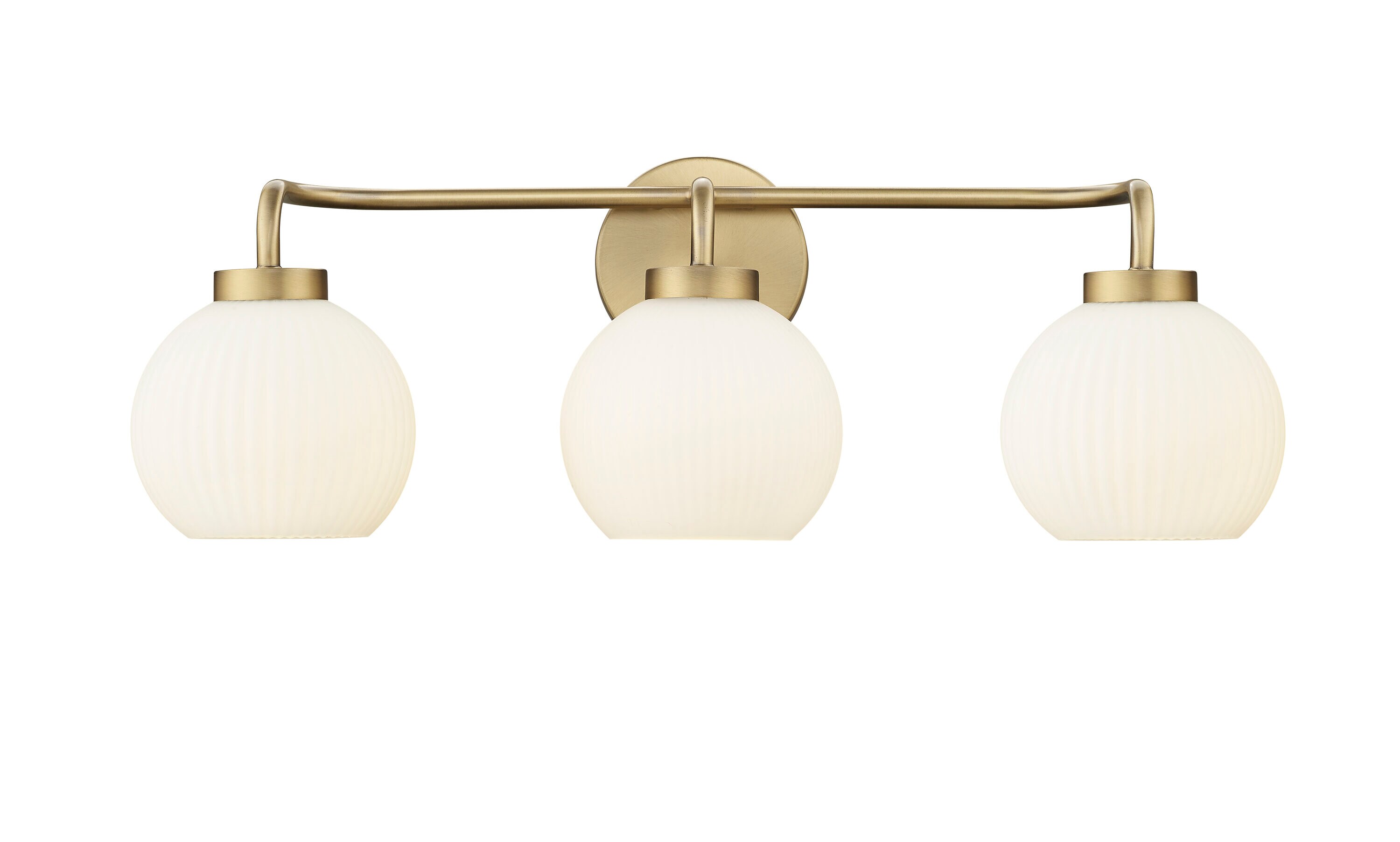 Millennium Lighting 22403-VB Oprah 24-in 3 -Light Satin Brass Modern/contemporary Vanity light