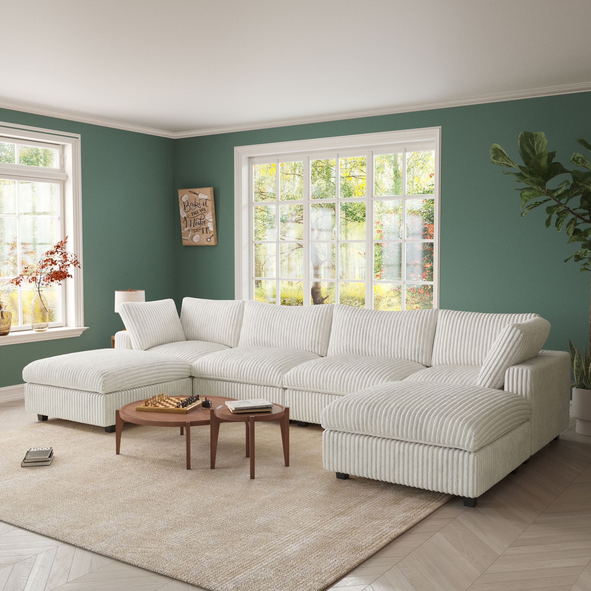 BuotiqHom DH-SF4+2-141BE Sofas-Loveseats - View #2