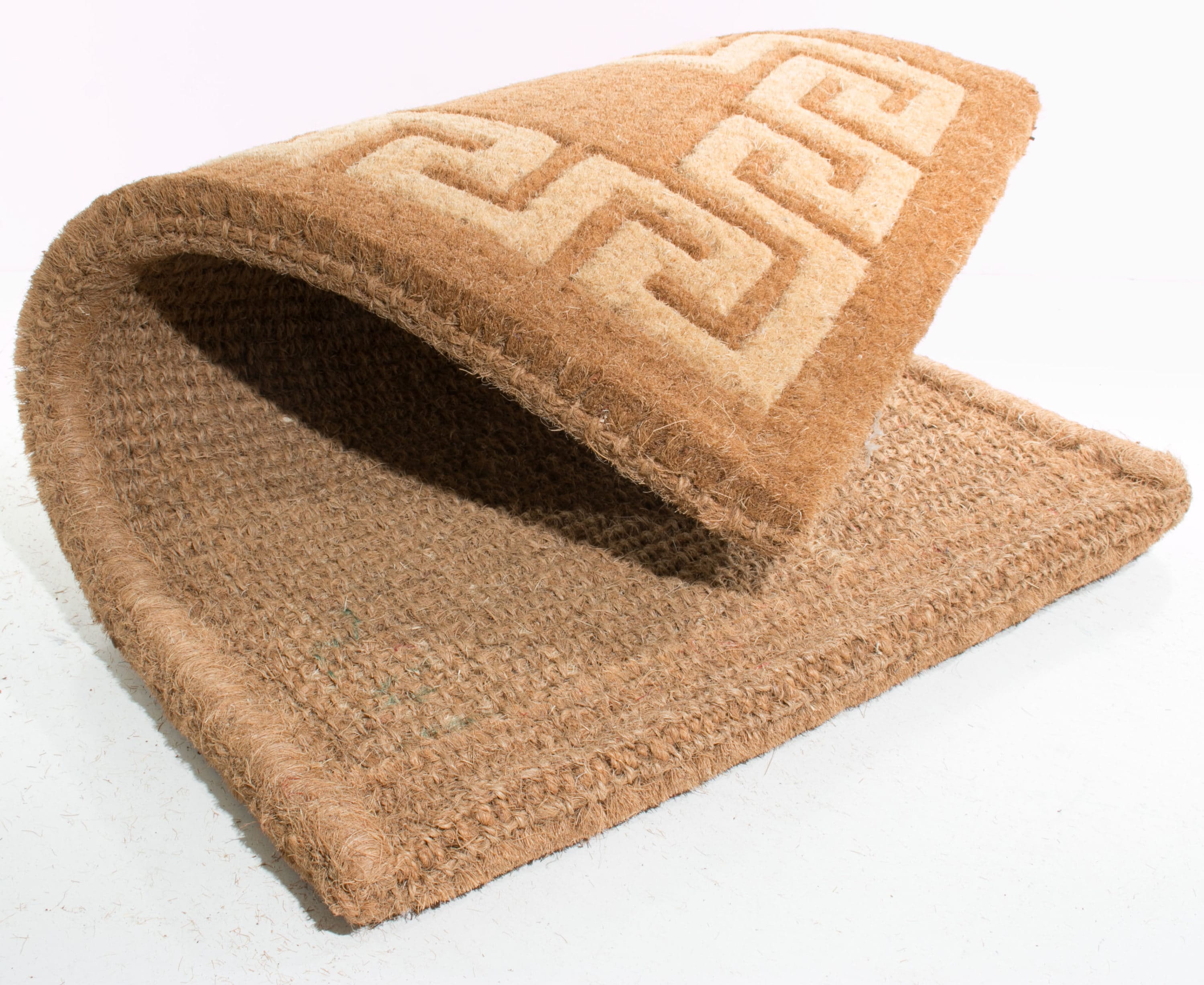 Doormat, Greek Key Coir, 24 x 36-In.