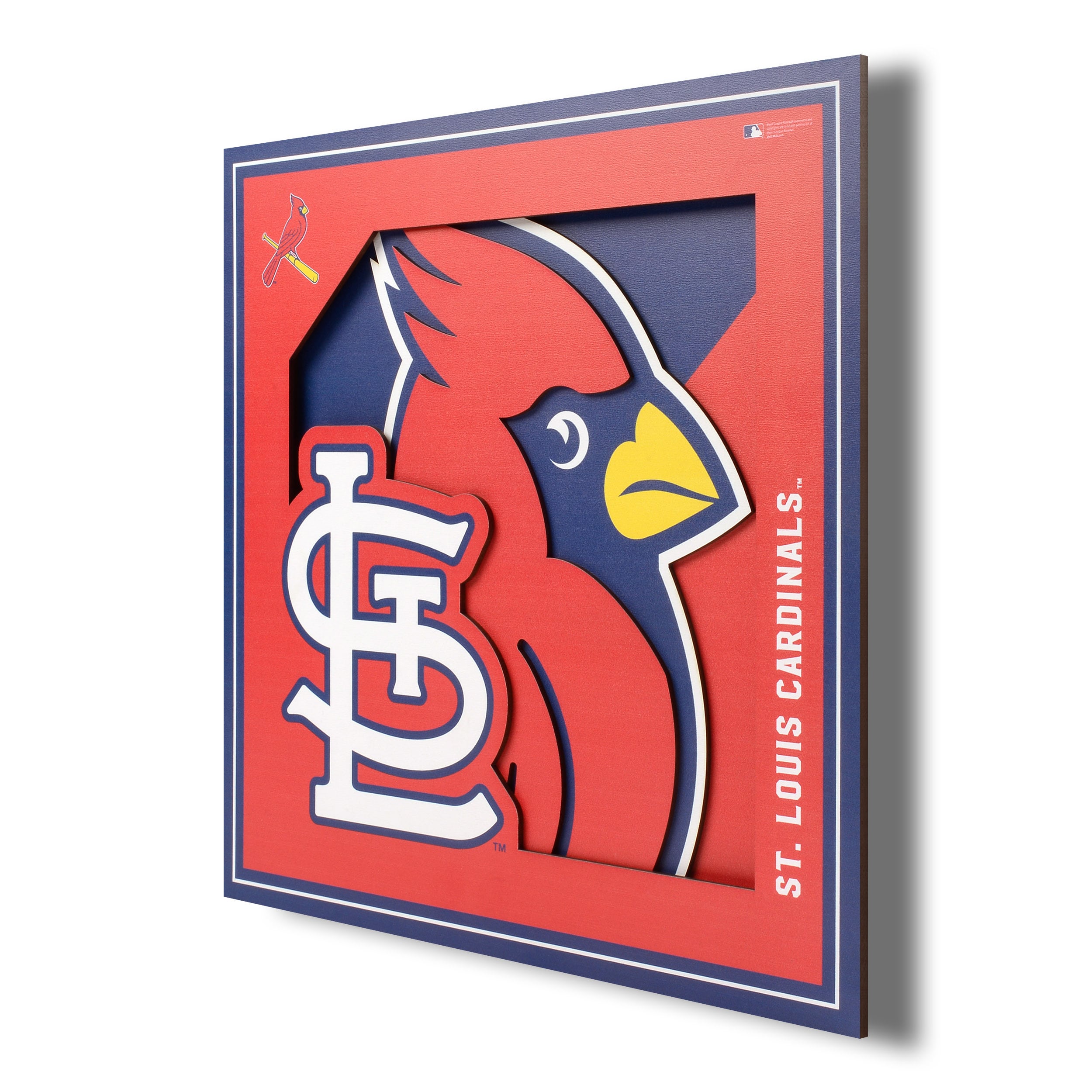 St. Louis Cardinals Mosaic Wall Art Print of Busch Stadium from