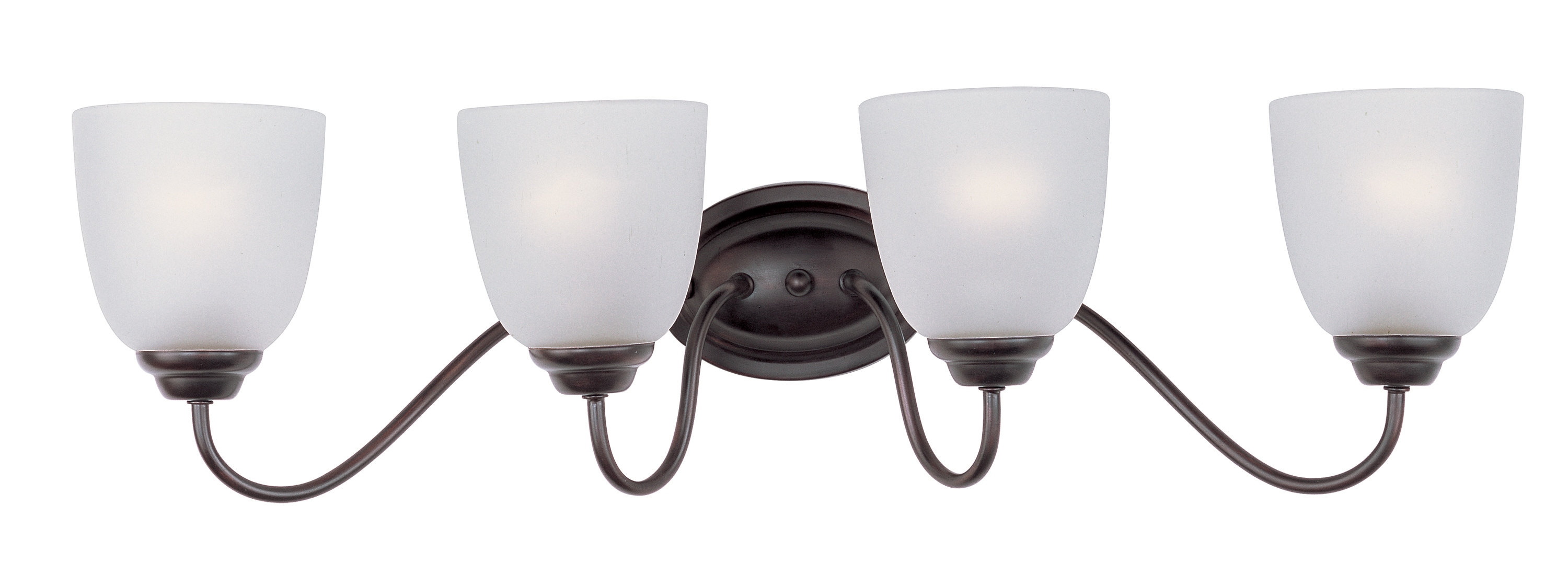 Maxim Lighting 10074FTOI Stefan 29.75-in 4 -Light Oil-rubbed Bronze Modern/contemporary Vanity light