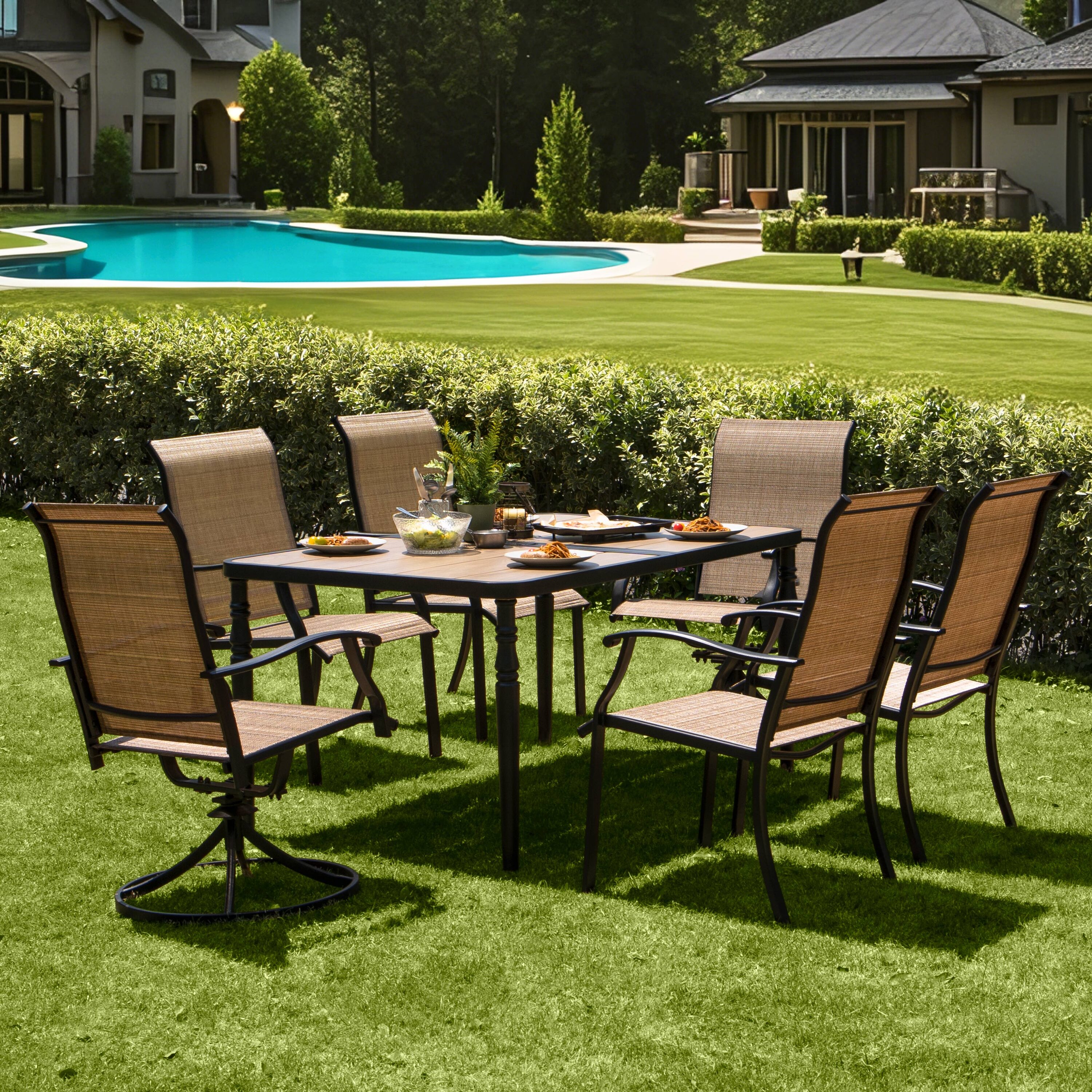Nuu Garden SID0102S-T332-LS Patio-Dining-Sets - View #2