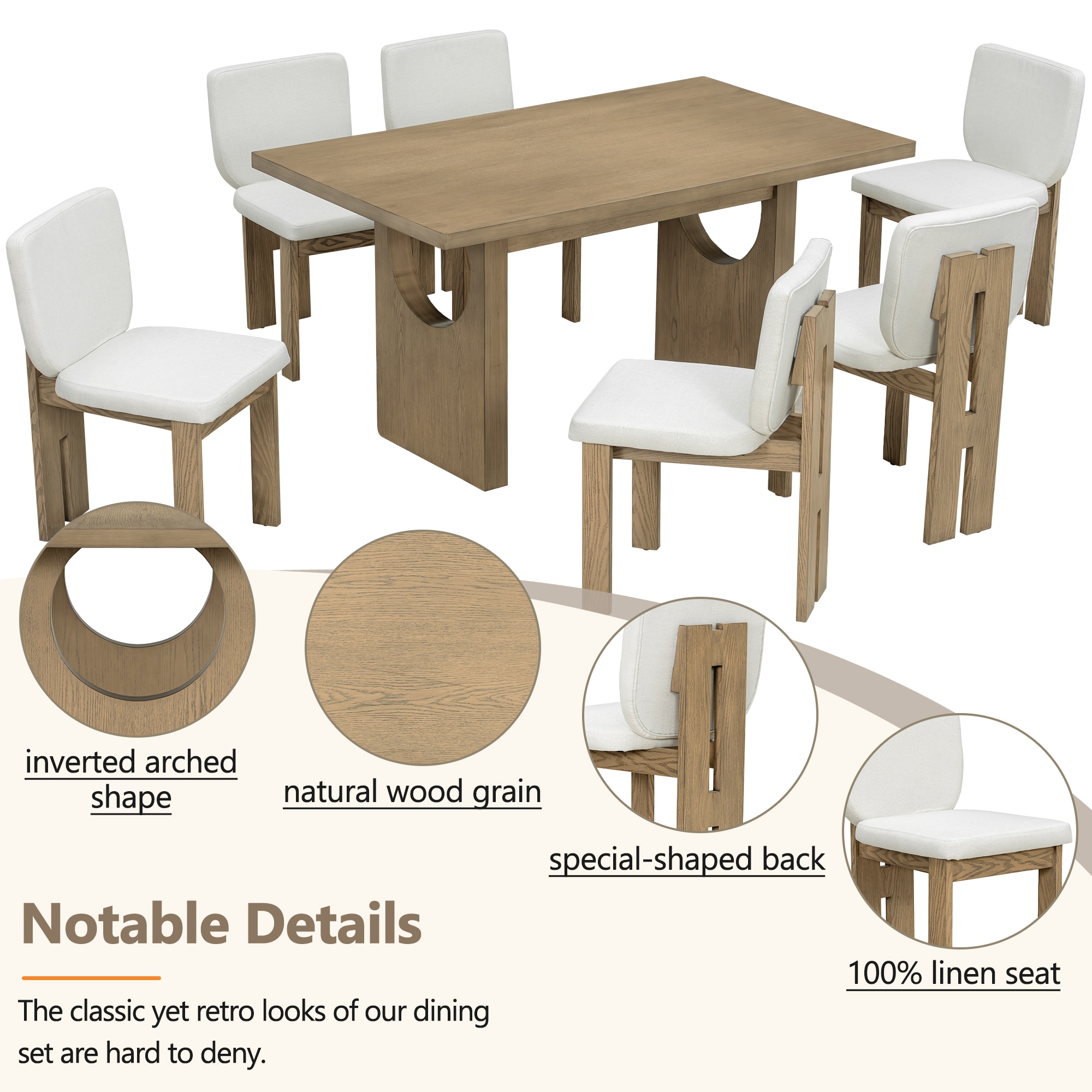 Clihome CL-HTM703ROSE Dining-Sets - View #6