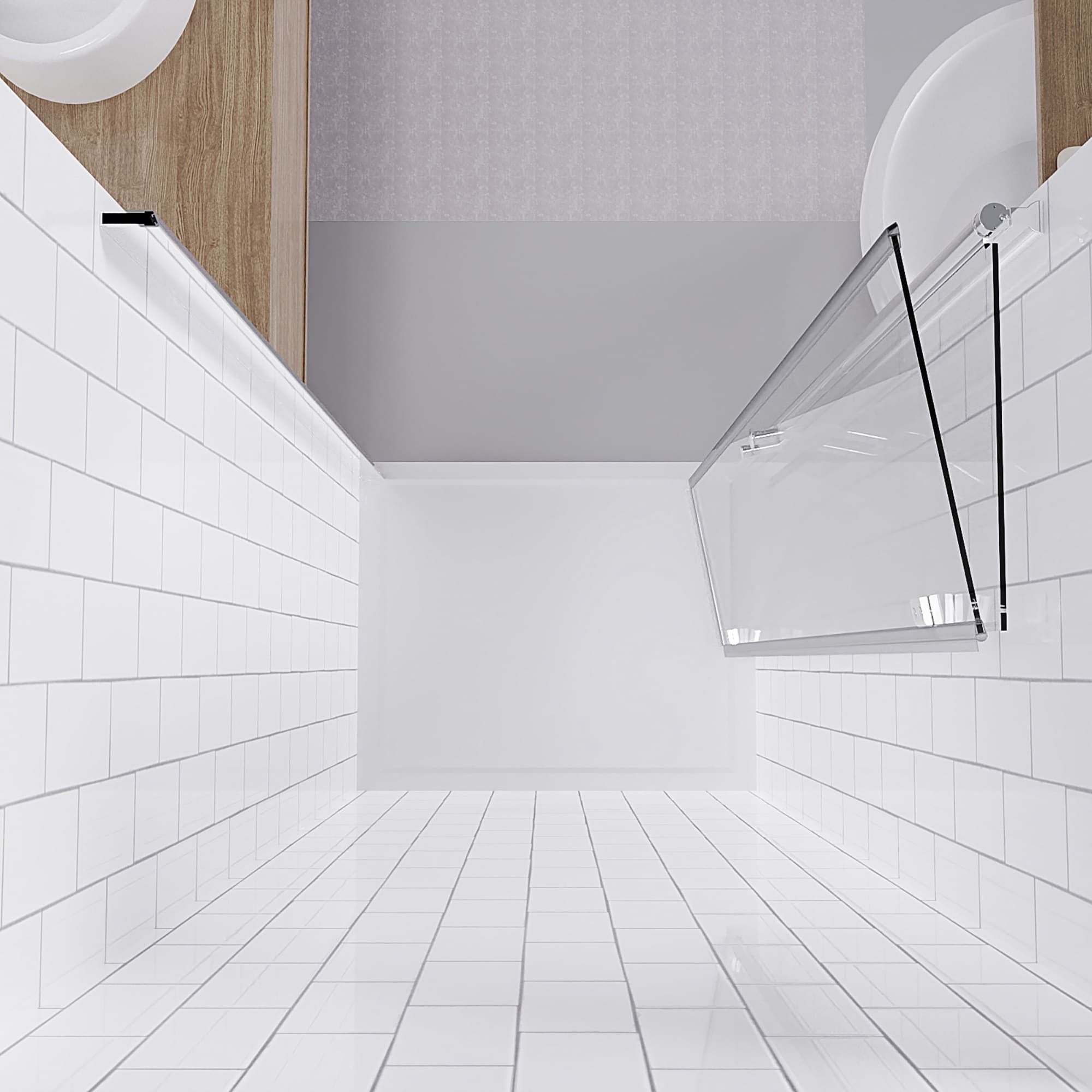 Lordear LD-ZDM6602BN Shower-Doors - View #4