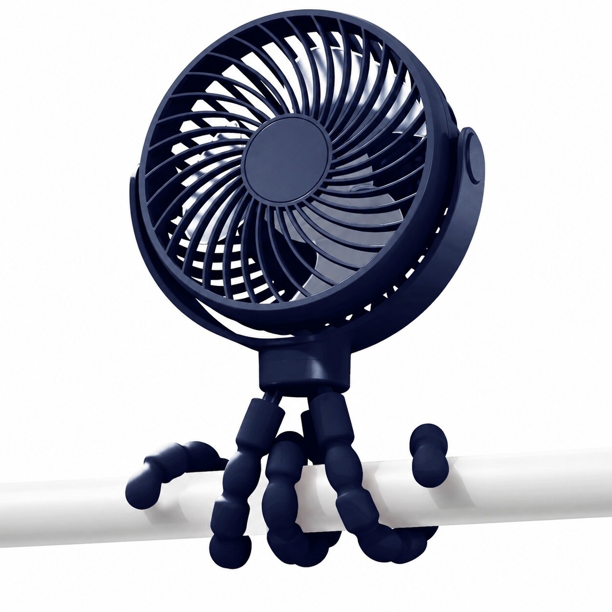 Afoxsos  Stroller Fan Clip On Portable Small Fan Flexible Tripod 3 Speed Settings 360 Degree Rotating Head USB Powered for Baby Car Seat Crib