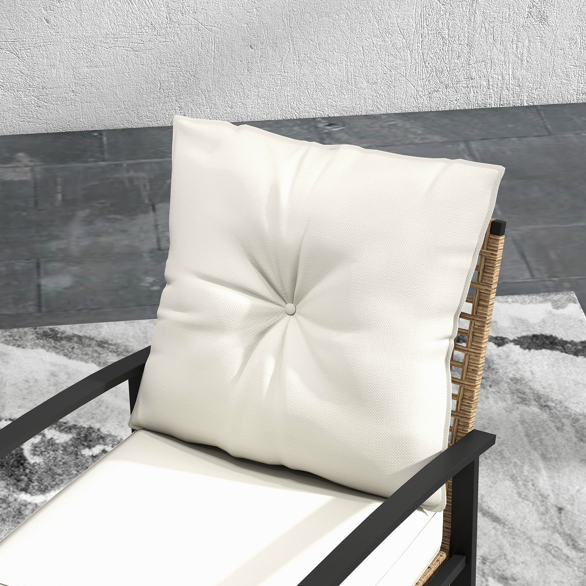 Outsunny 863-126V00WT Patio-Conversation-Sets - View #8