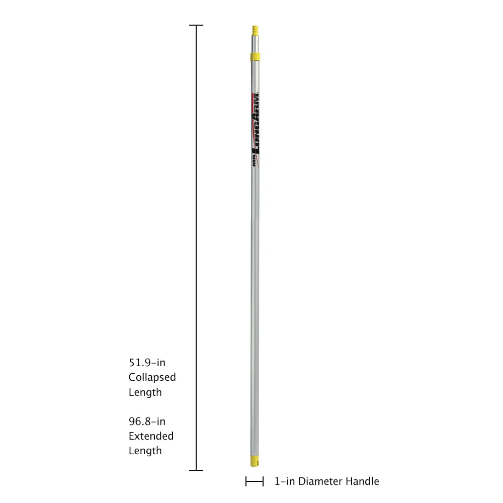 Mr. LongArm Alumiglass 8.2-ft to 23.2-ft Telescoping Threaded Extension Pole  in the Extension Poles department at