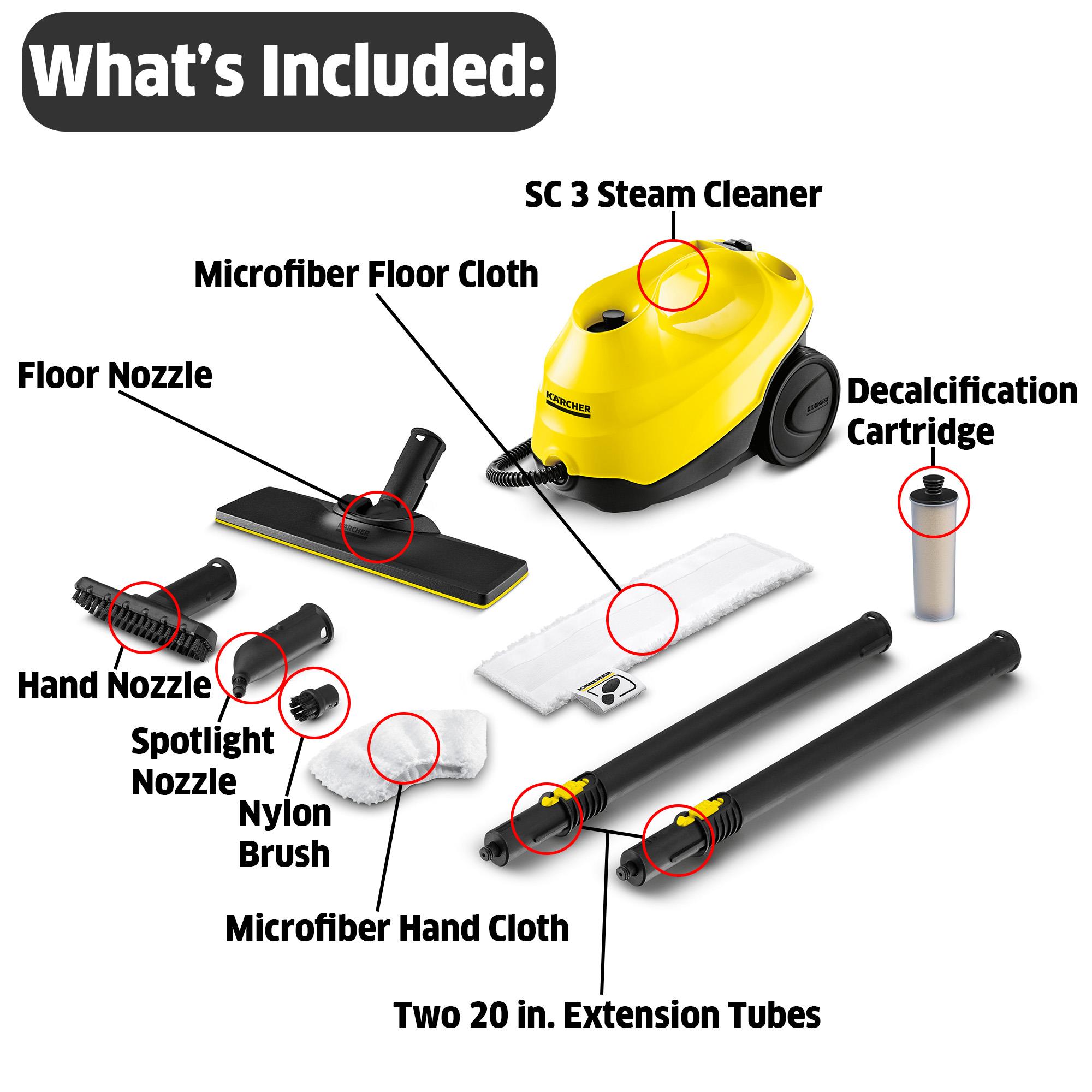 For Karcher SC1/SC2/SC3/SC4/SC5 Steam Cleaner Parts 2pcs Yellow