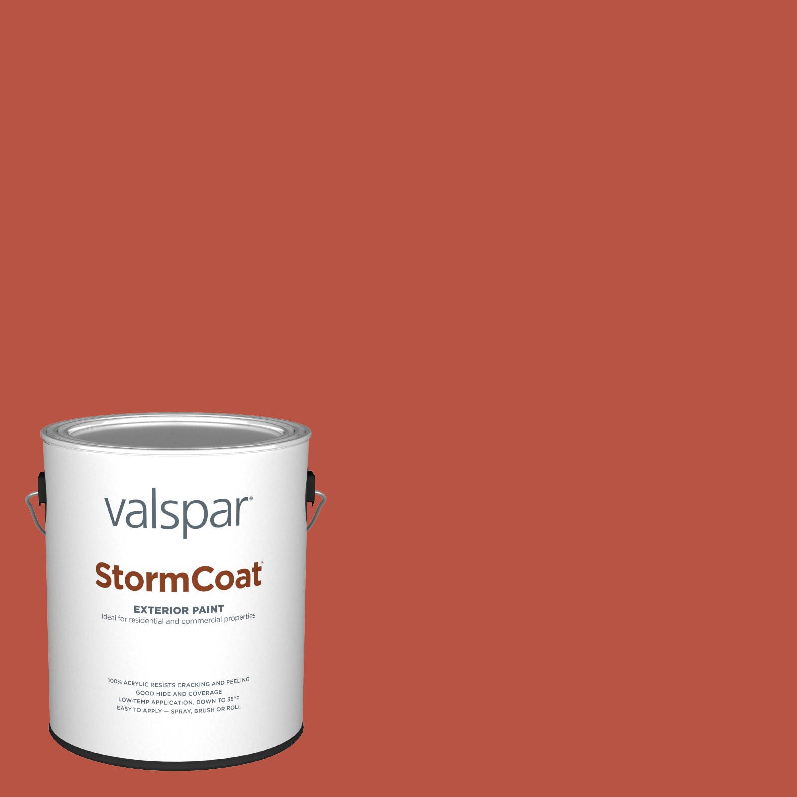 Valspar HGSW1082-147497 Storm Coat Semi-gloss Peppery HGSW6615 Latex Exterior ( 1-gallon )