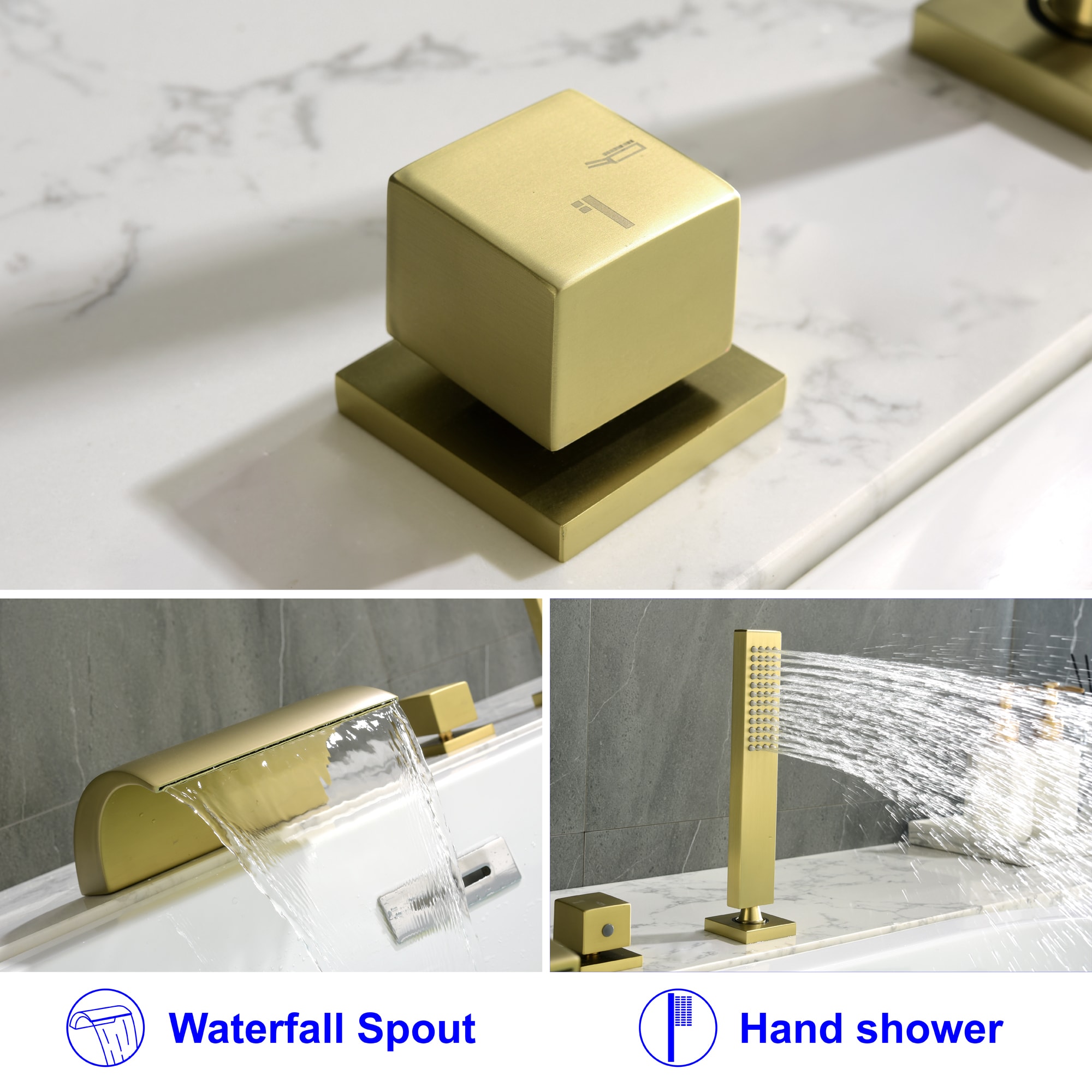 Clihome CSMD-BF17-20BG Roman-Tub-Faucets - View #7