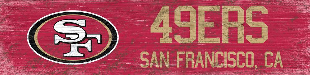 16 MDF San Francisco 49ers Logo Cutout sign