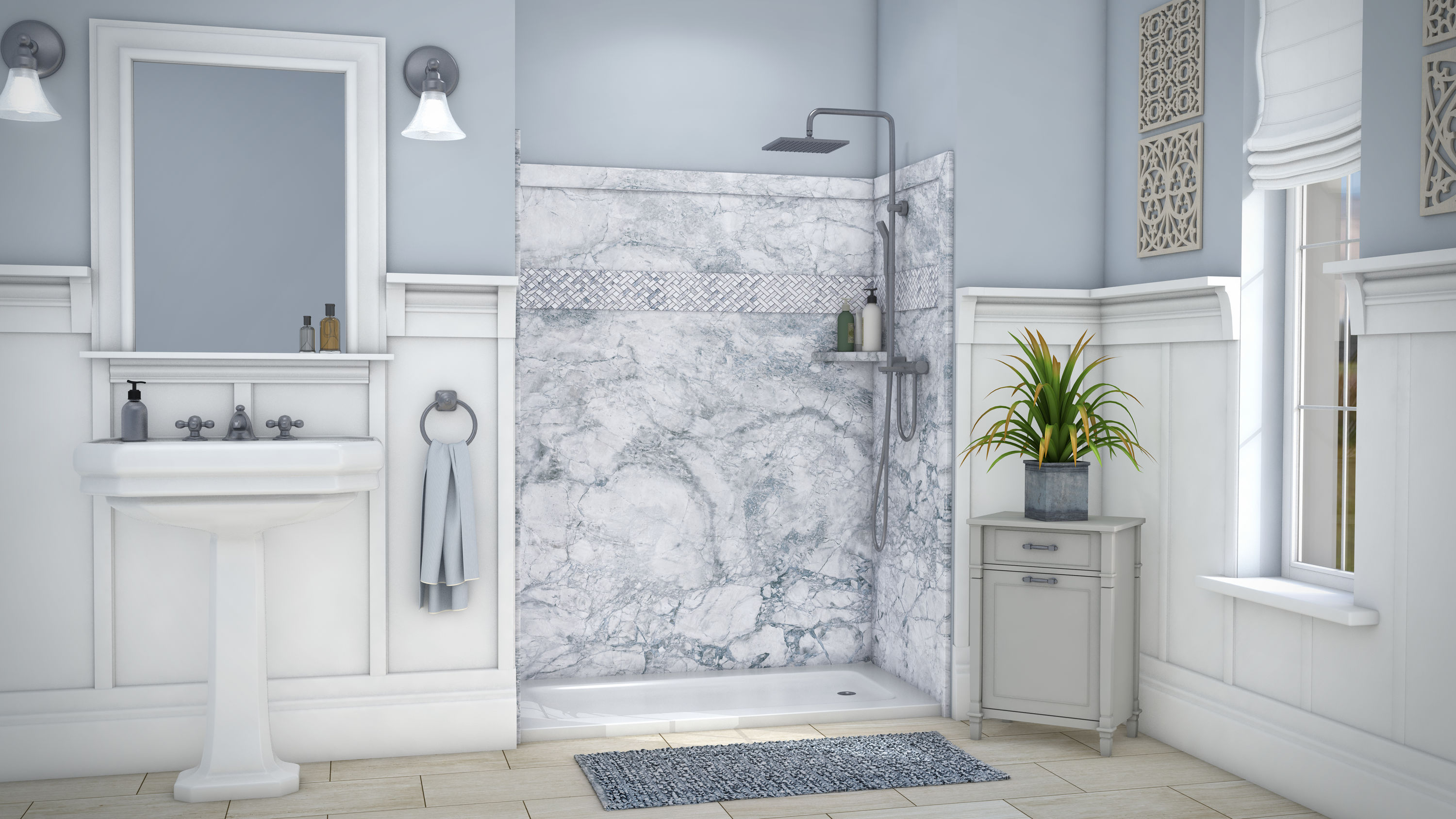 FlexStone FLXAT6048EV Shower-Parts - View #2