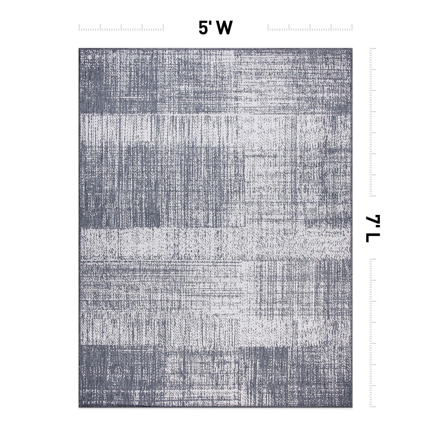 World Rug Gallery 4032GRAY5X7 rugs - View #2