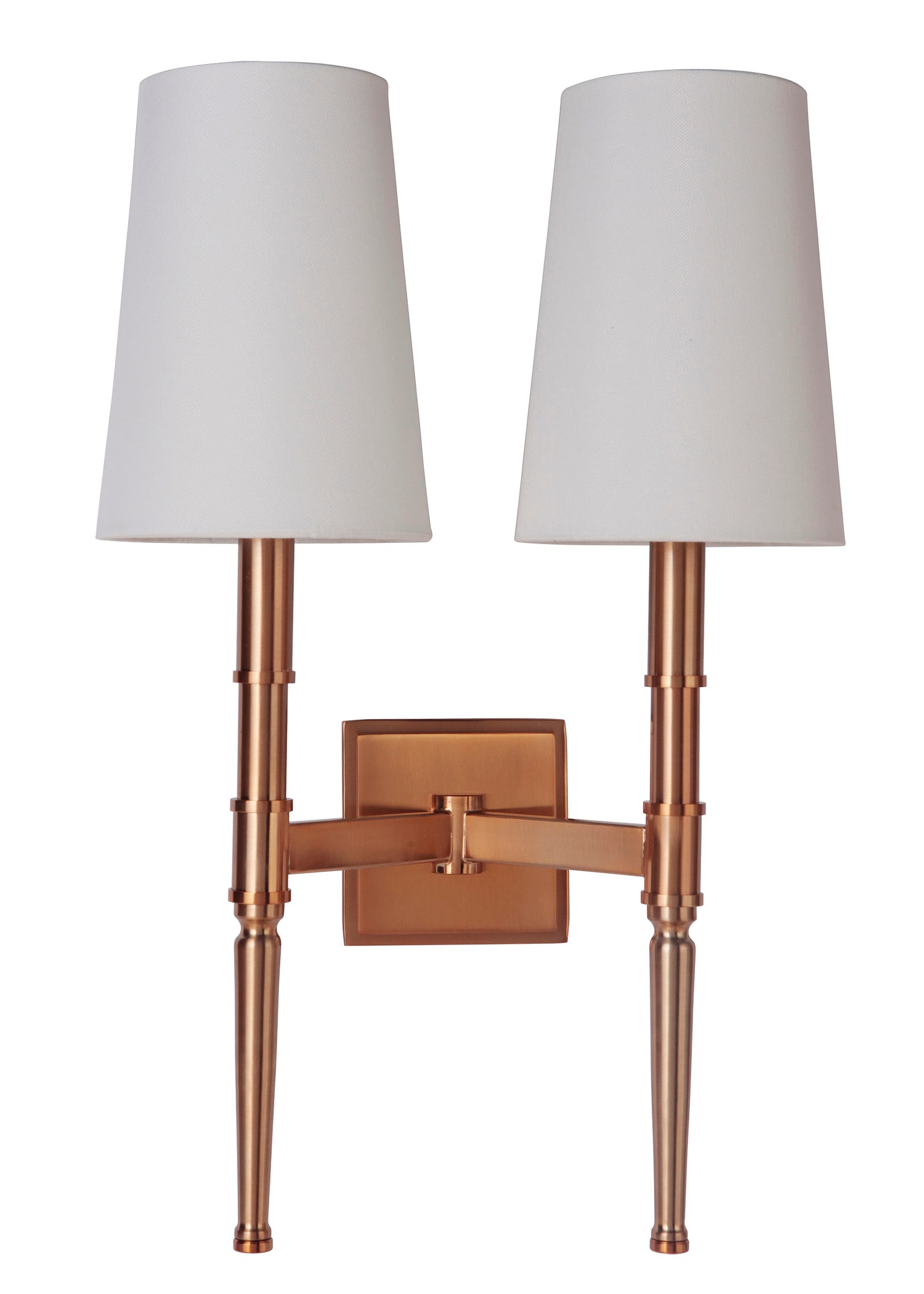 Craftmade 44662-SB Ella 13-in W 2 -Light Satin Brass Transitional Wall Sconce