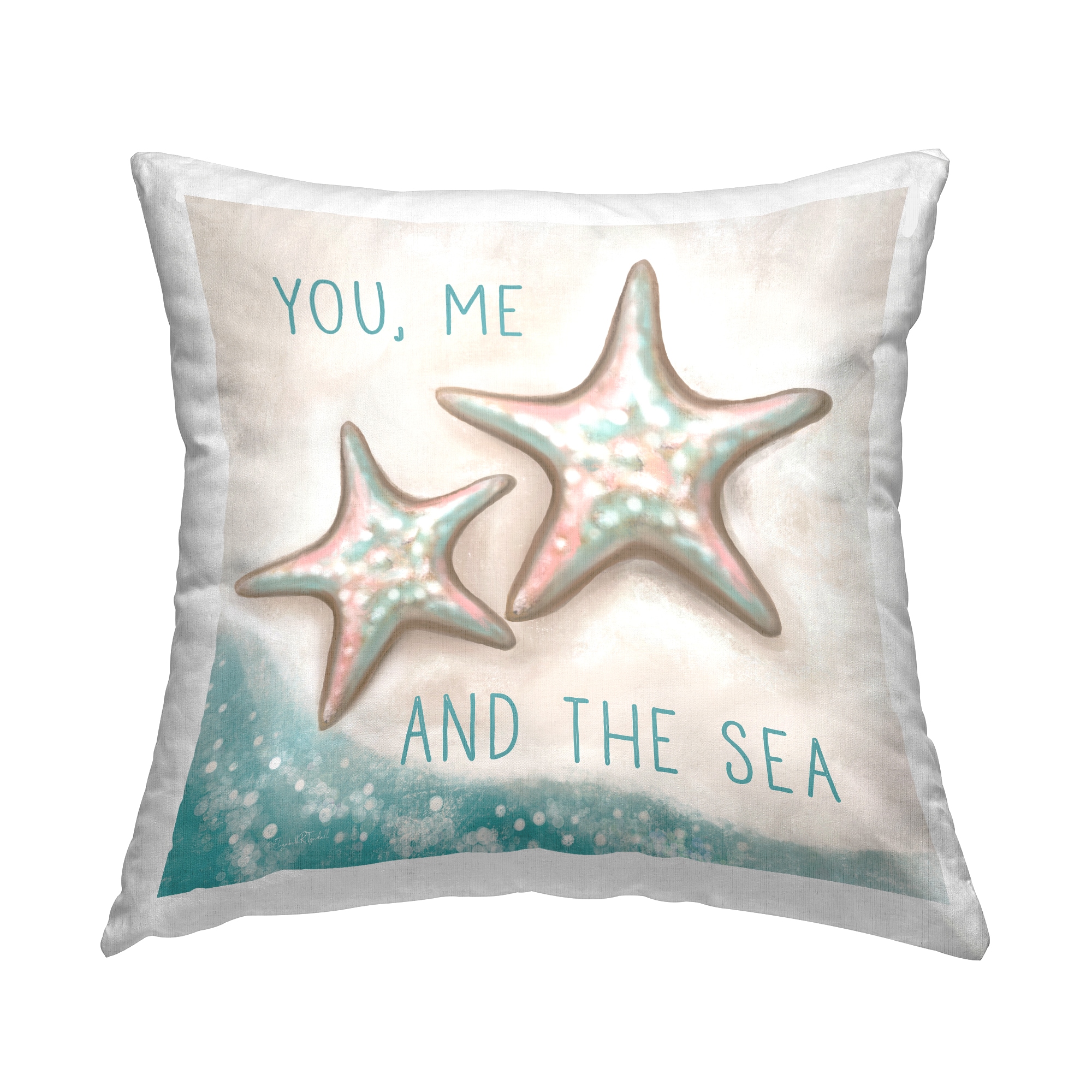 Starfish and Sea Fan Decorative Pillows