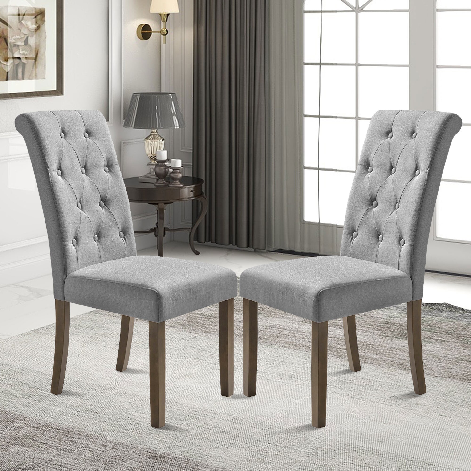 Clihome ZB-PH-011-2-GY Dining-Chairs - View #7