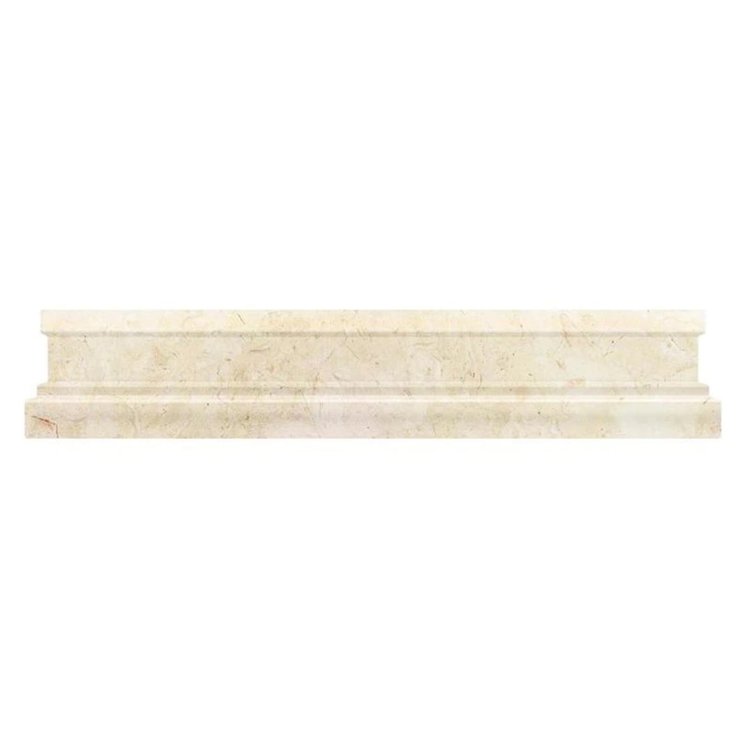 Apollo Tile APLMCR885PA 10-Pack Camel Beige 2-in x 12-in Marble Chair Rail Tile (1.667-sq. ft/ Carton)