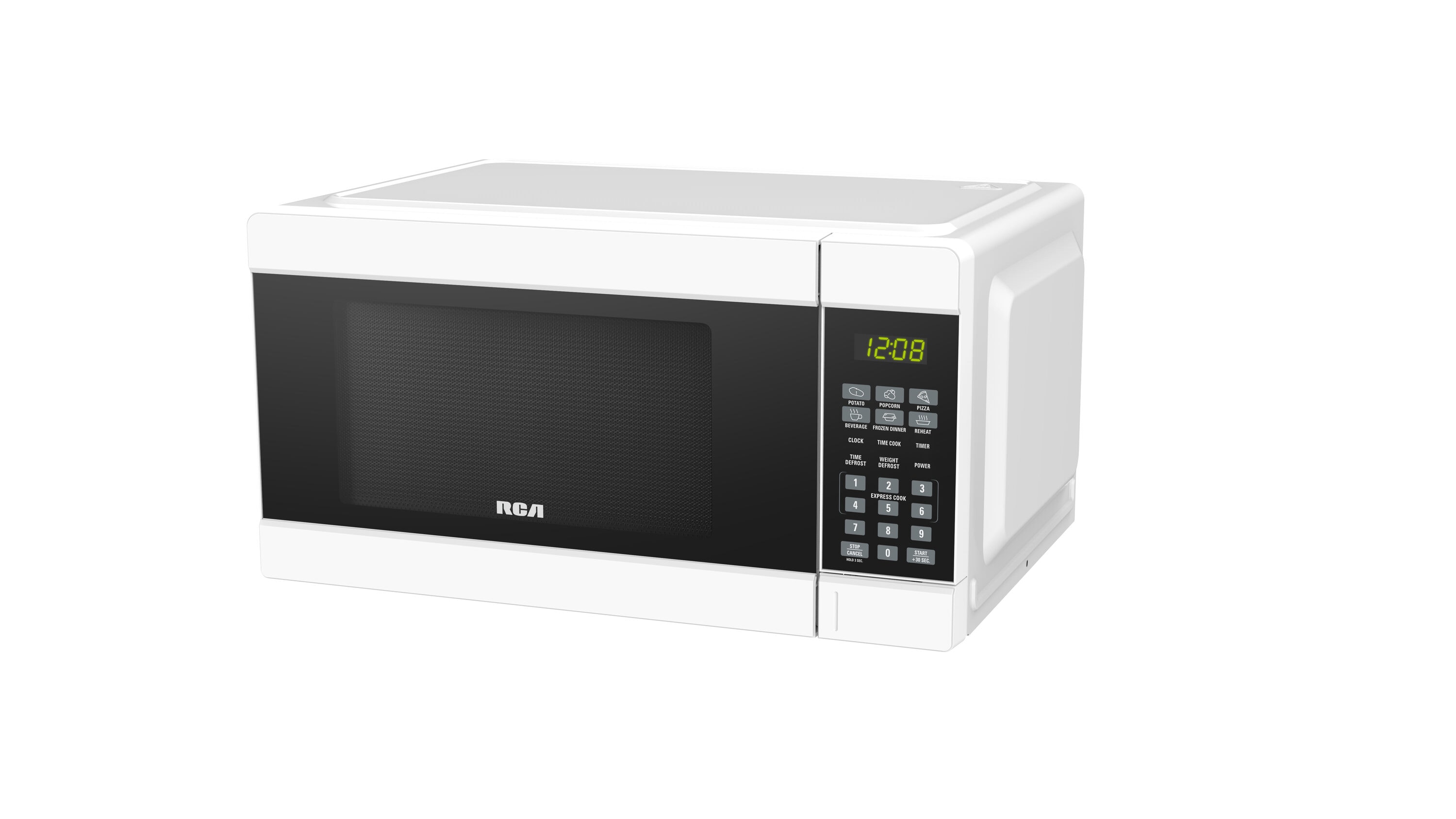 RCA 1.1-cu ft Medium 1500 -Watt Countertop Microwave ( White ) #RMW1132-WHITE