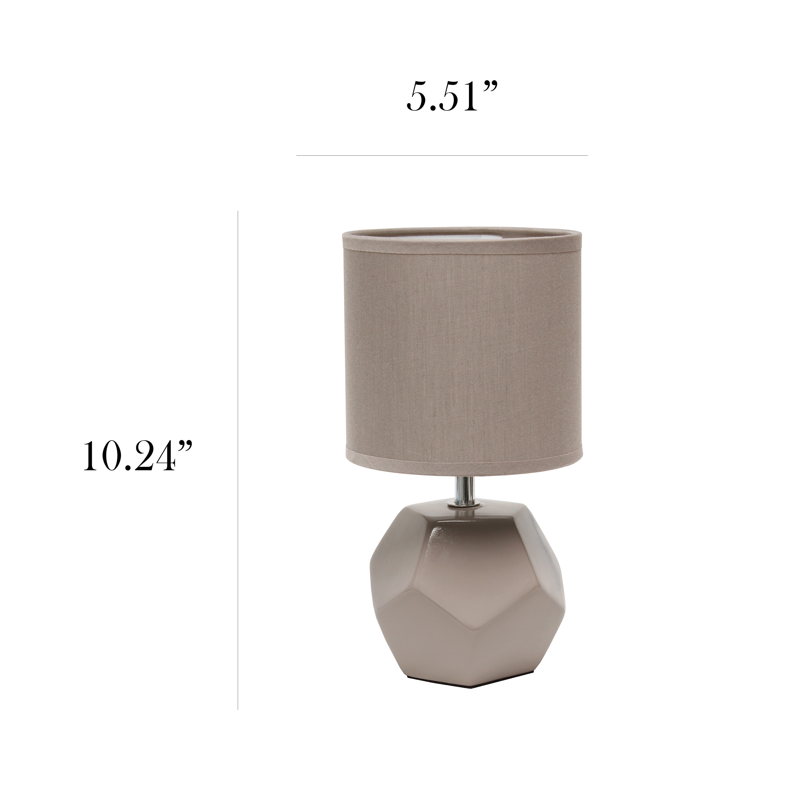 Simple Designs LT2065-GRY Table-Lamps - View #10