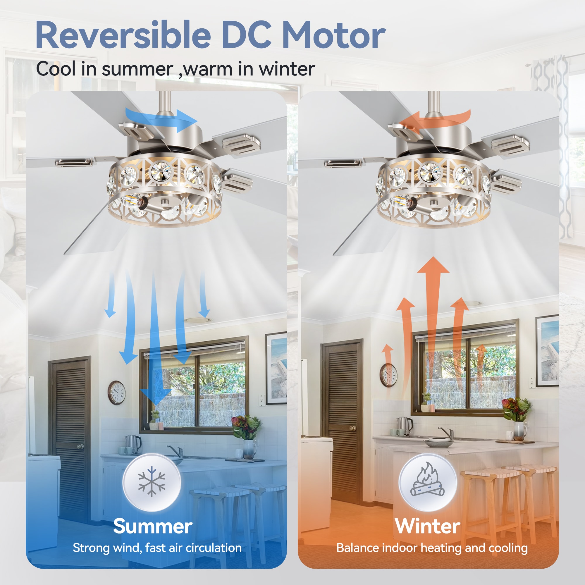 Breezary 35059-SN Ceiling-Fans - View #7