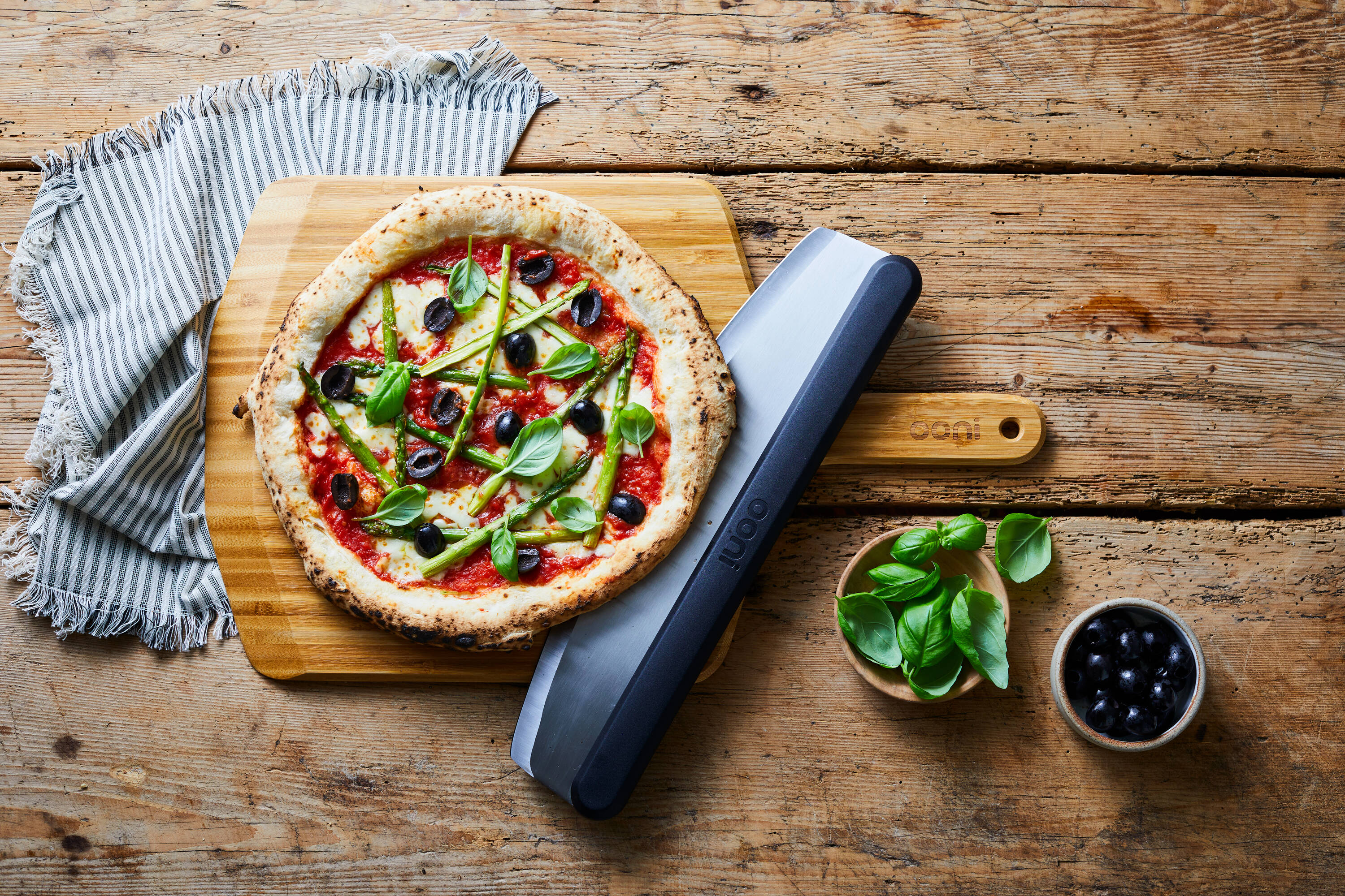 Ooni Pizza Cutter Wheel, Black, Stainless-Steel Blade on Food52
