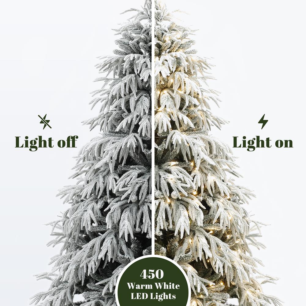 LuxenHome WHAP2530 Artificial-Christmas-Trees - View #3