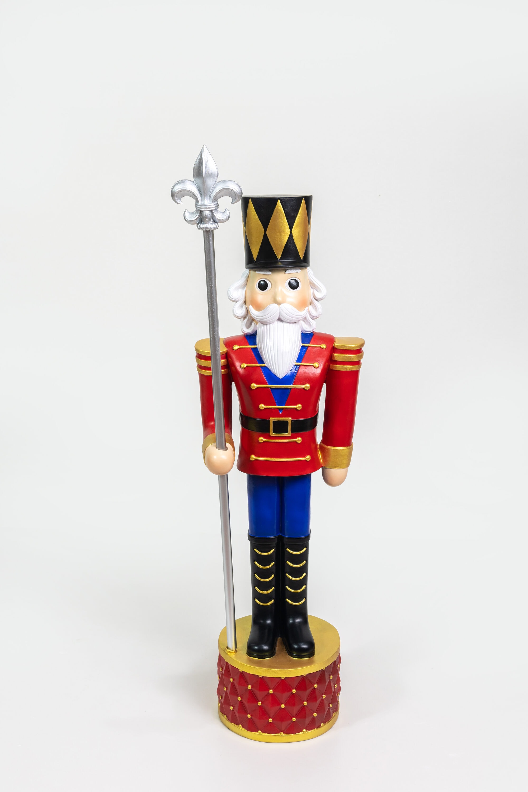Holiday Living 400035-2 39.57-in Freestanding Nutcracker Free standing decoration with